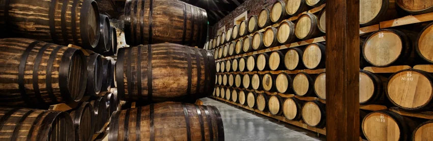 Bild zeigt Whisky Fässer
