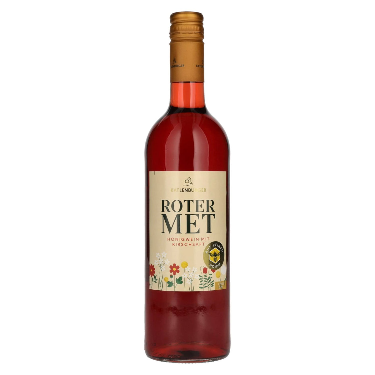 Katlenburger Red Mead: Honey Wine with Cherry Juice, 9% ABV, 0.75 l