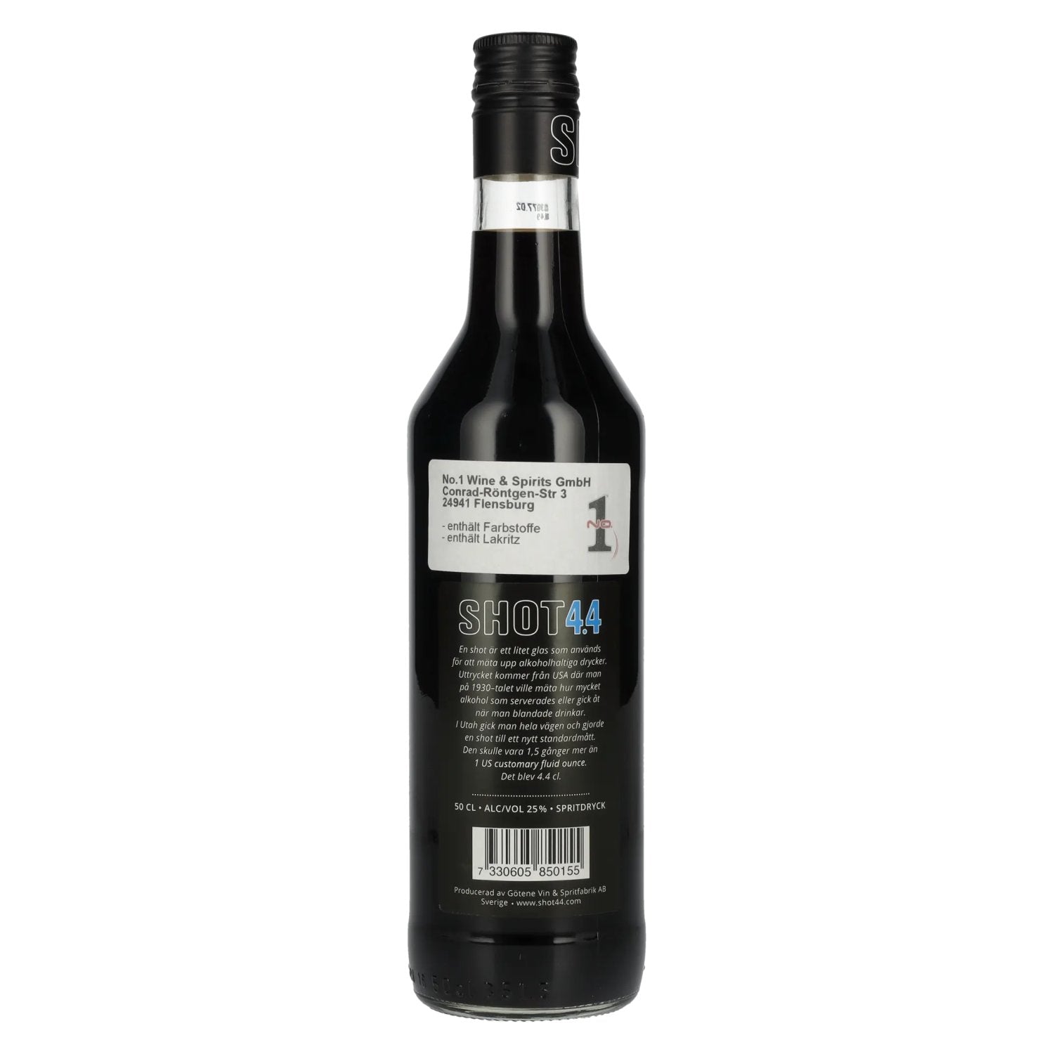 SHOT 4.4 Lakrits 25% vol. 0,5l
