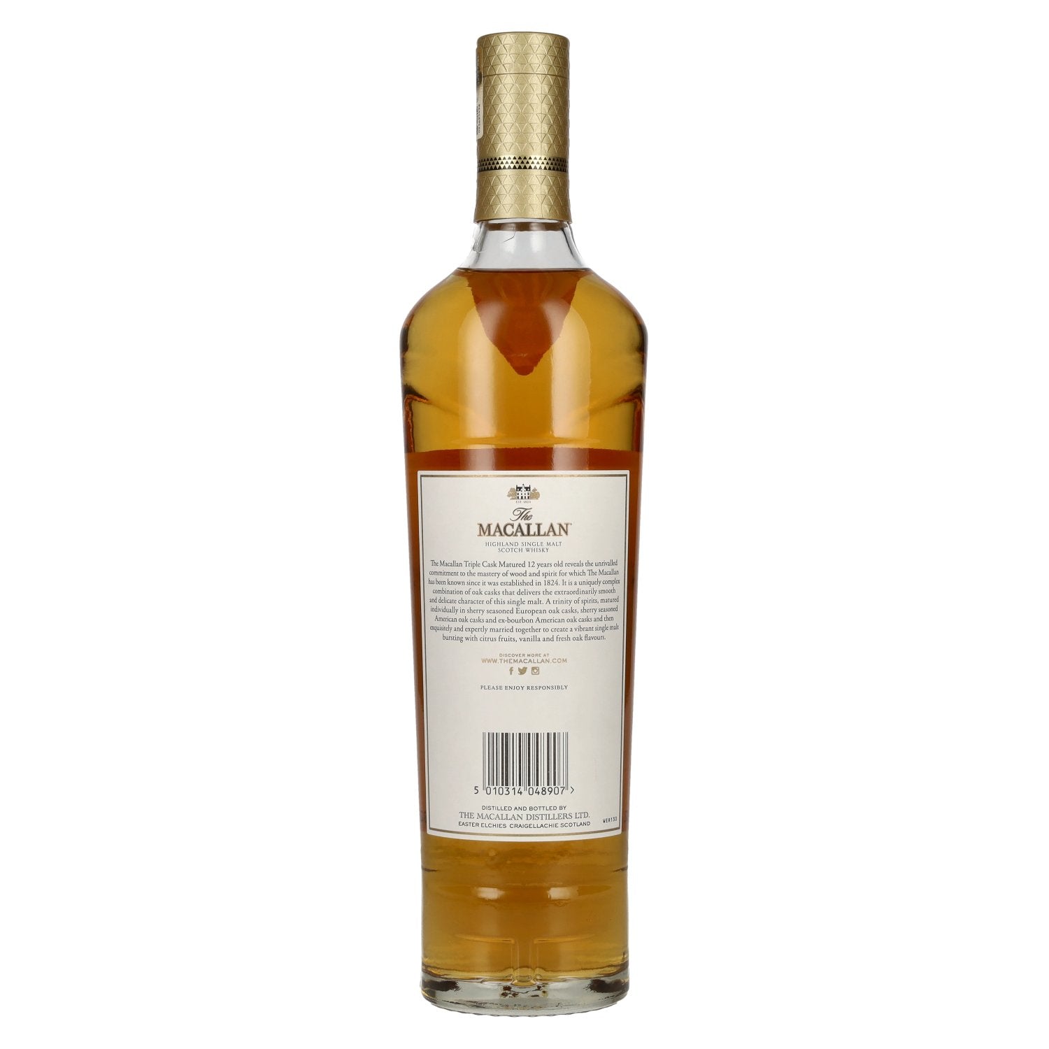 The Macallan 12 Years Old TRIPLE CASK MATURED 40% Vol. 0,7l