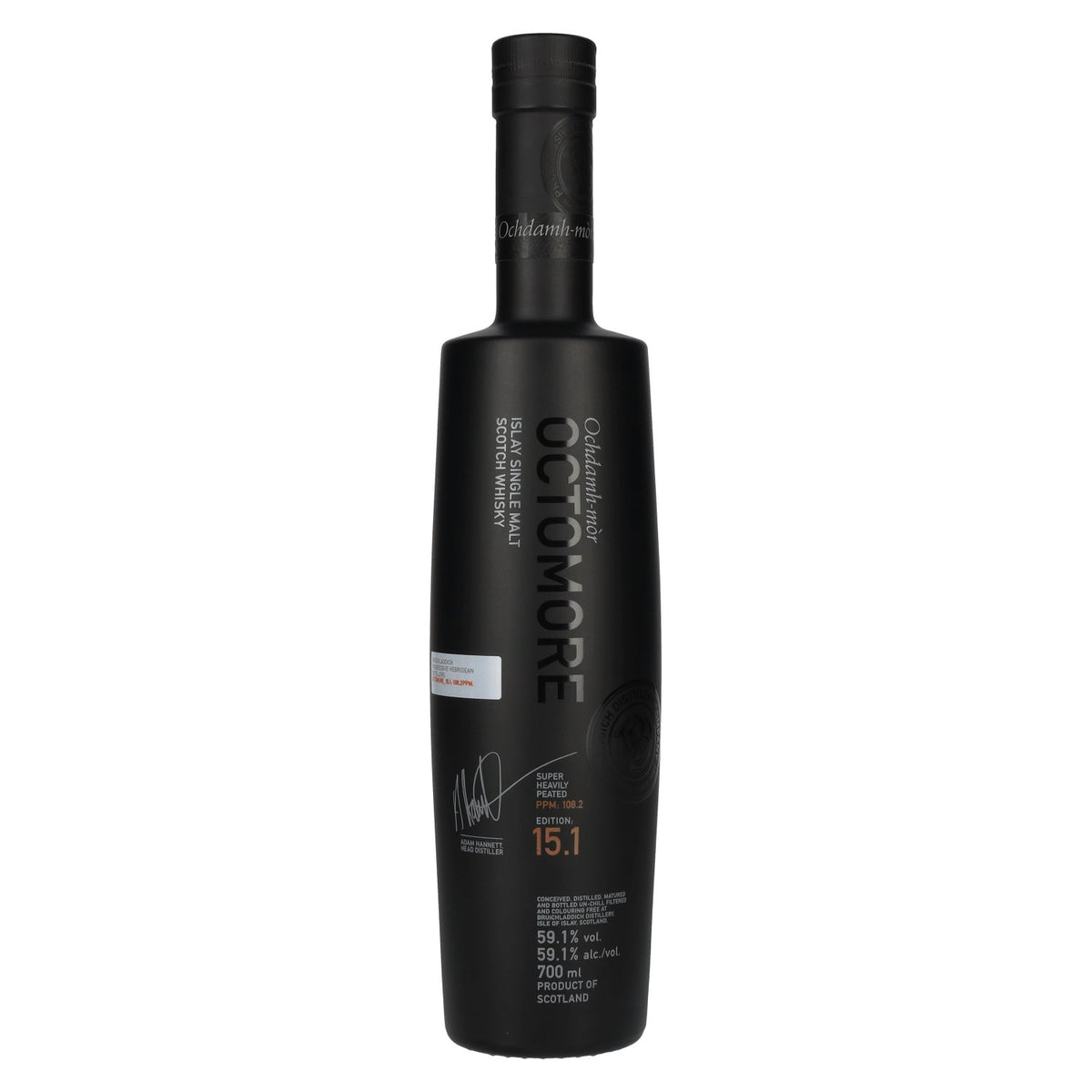 Octomore EDITION: 15.1 Super Heavily Peated Islay Single Malt Limited Release 2024 59,1% Vol. 0,7l