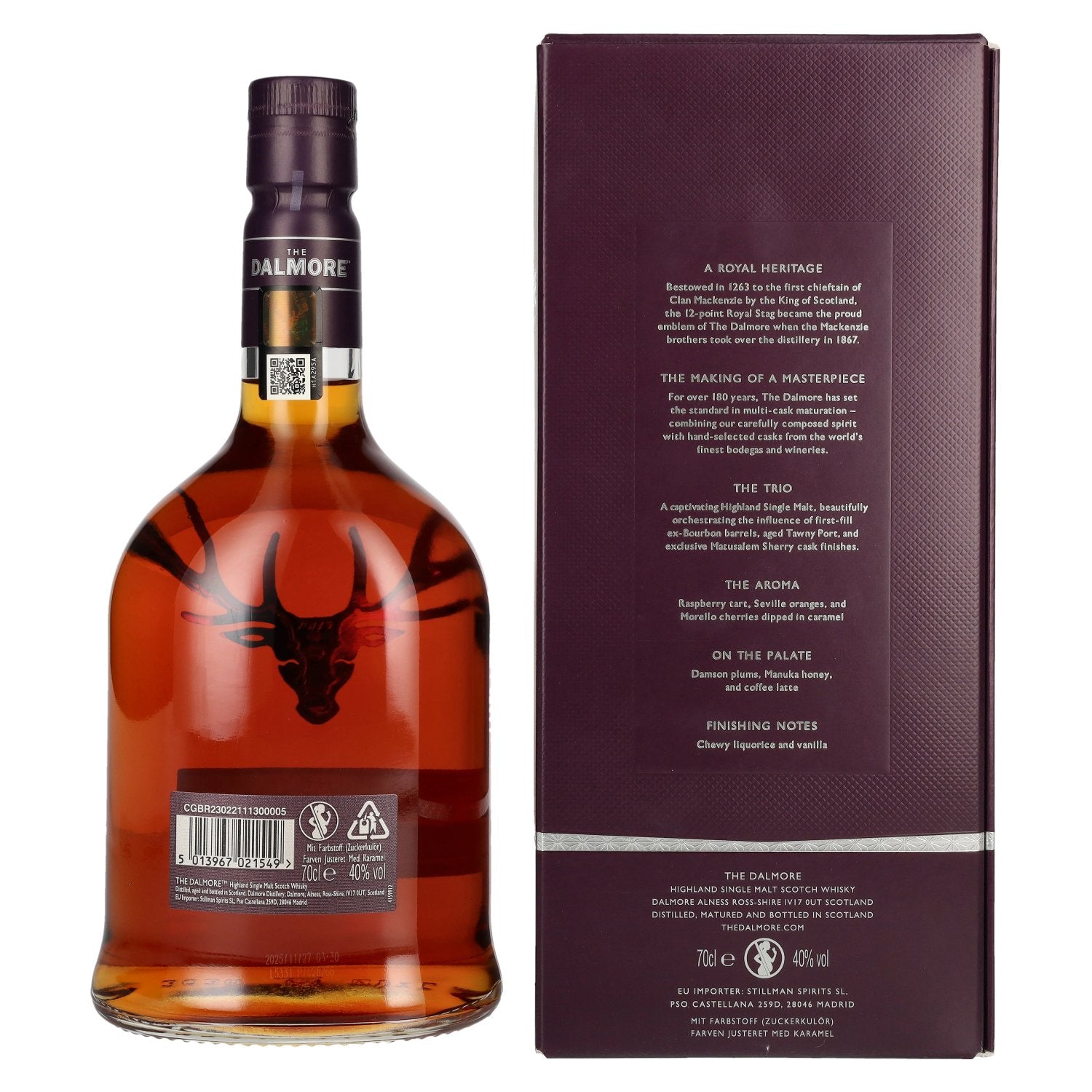 The Dalmore THE TRIO Highland Single Malt Scotch Whisky 40% vol. 0.7 l in a gift box