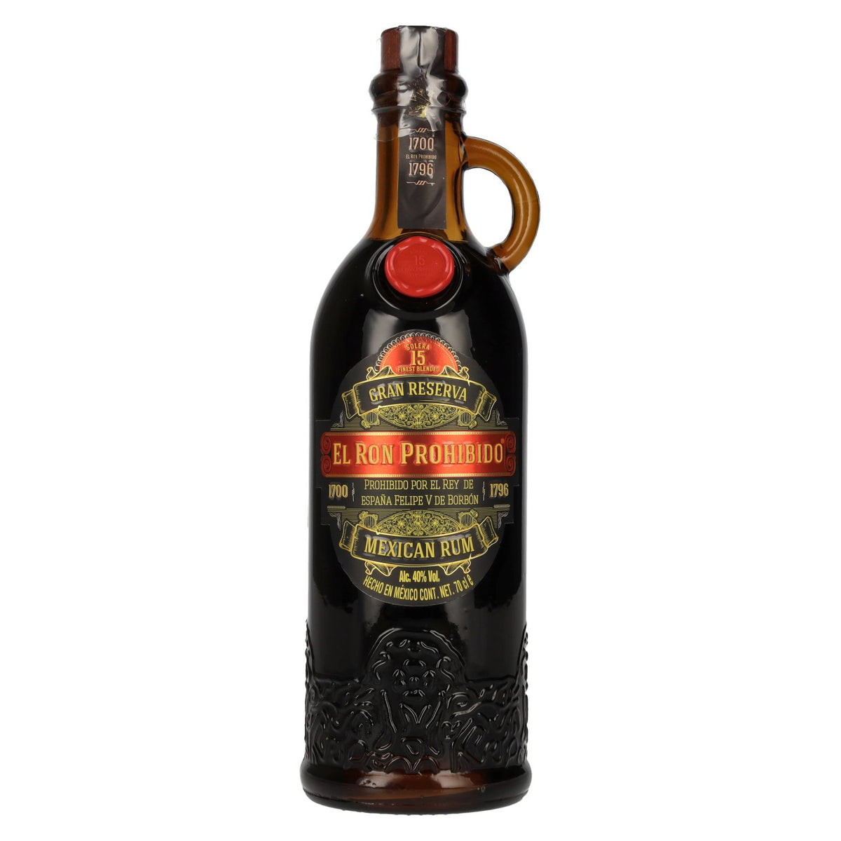 El Ron Prohibido Solera 15 Gran Reserva Finest Blended Mexican Rum 40 % vol. 0,7 l