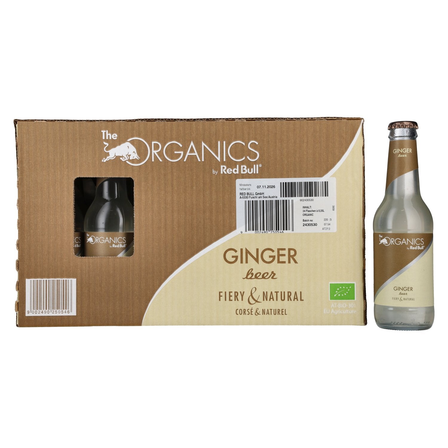 Red Bull Organics by Red Bull GINGER Bier 24x0,25l