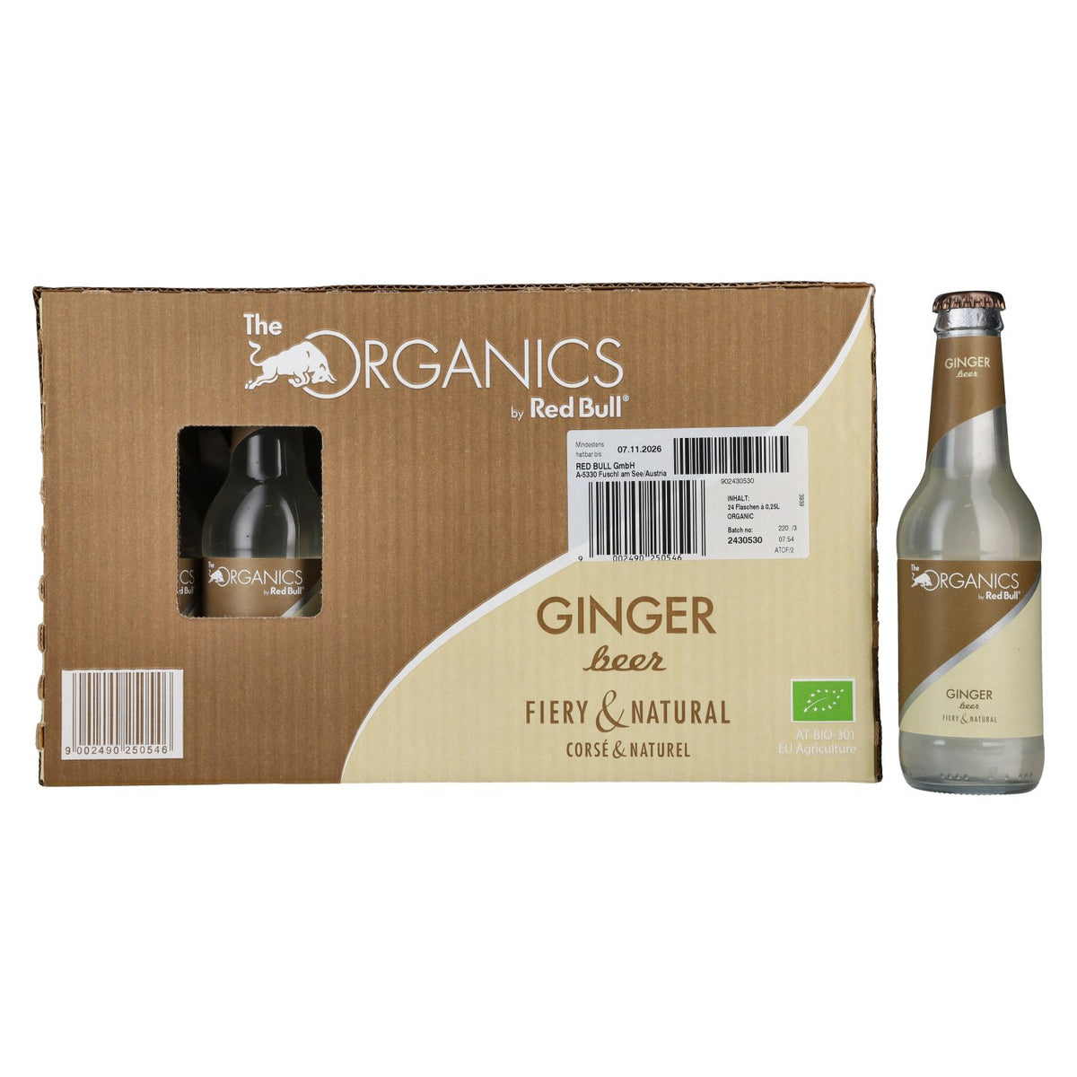 Red Bull Organics by Red Bull GINGER Beer 24 x 0.25 l