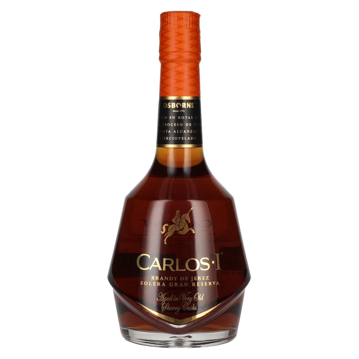 Carlos I Brandy de Jerez Original Solera Gran Reserva Sherry Casks 40% Vol. 0,7l