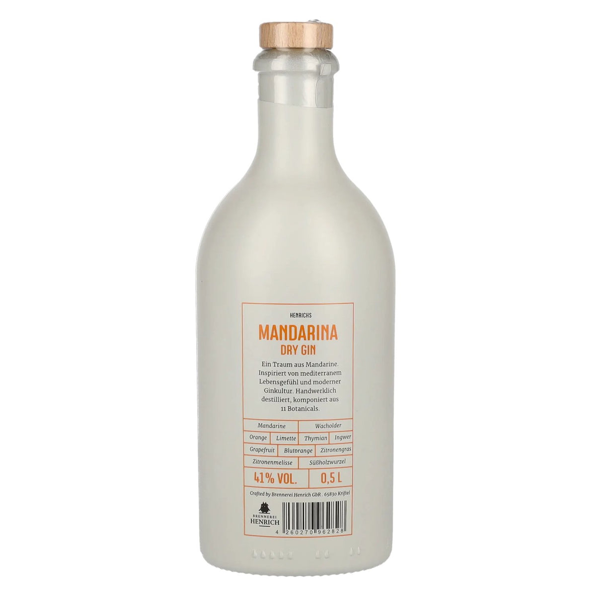 Mandarina Dry Gin 41% vol. 0.5 l