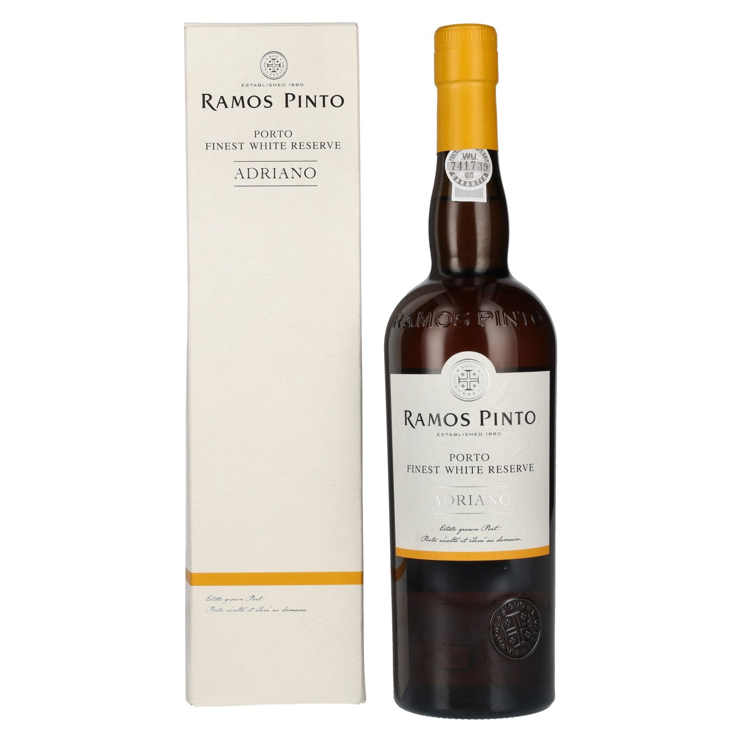Ramos Pinto Adriano Porto White Reserve 19% Vol. 0,75l in geschenkverpakking