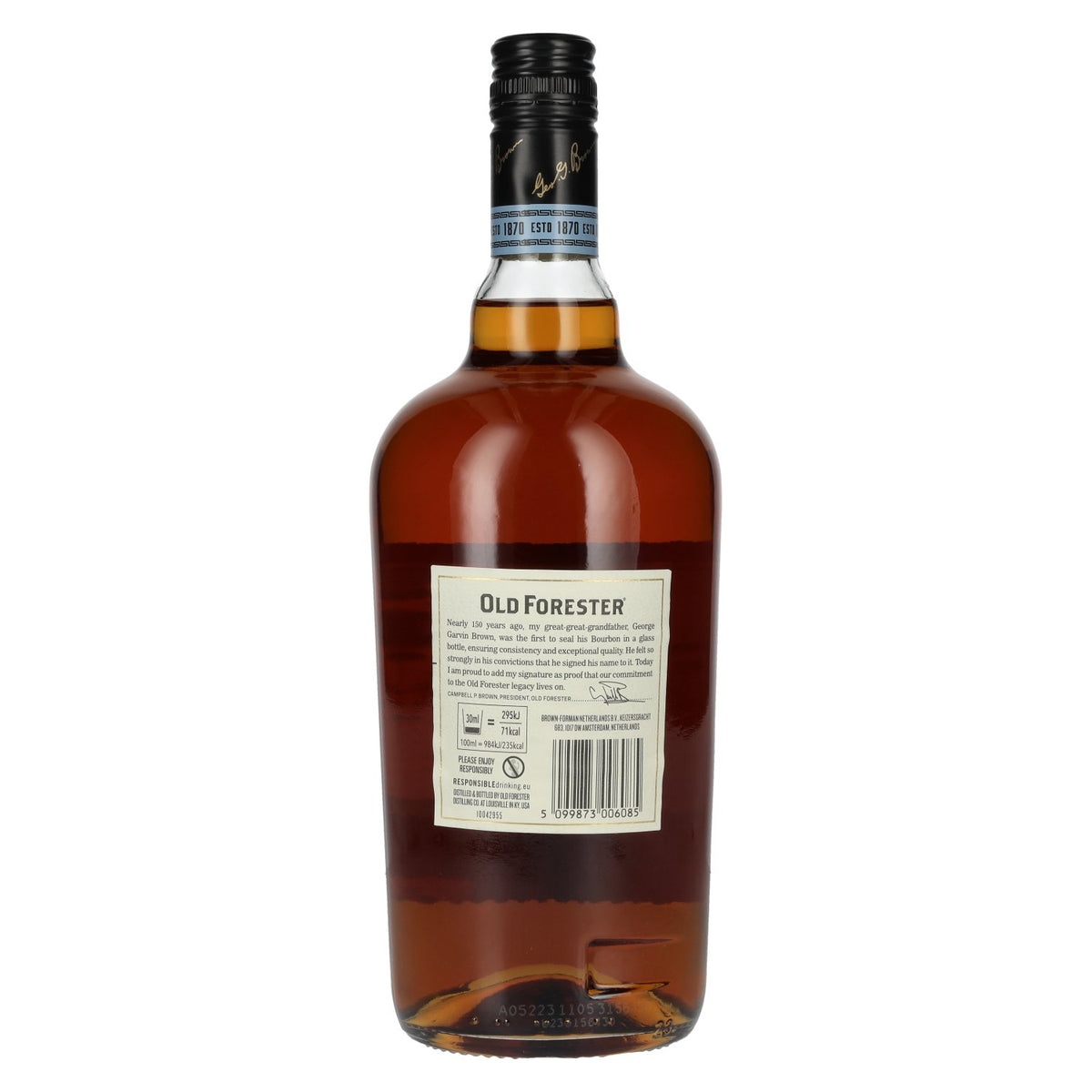 Old Forester 86 Proof Kentucky Straight Bourbon Whisky 43% vol. 1 l