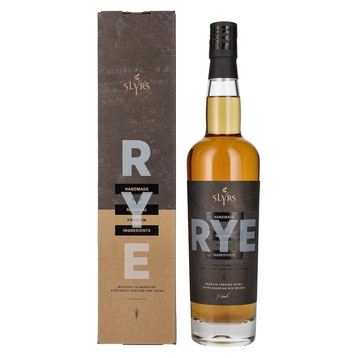 Slyrs Bavarian Rye Whisky 41% vol. 0,7l en boîte cadeau