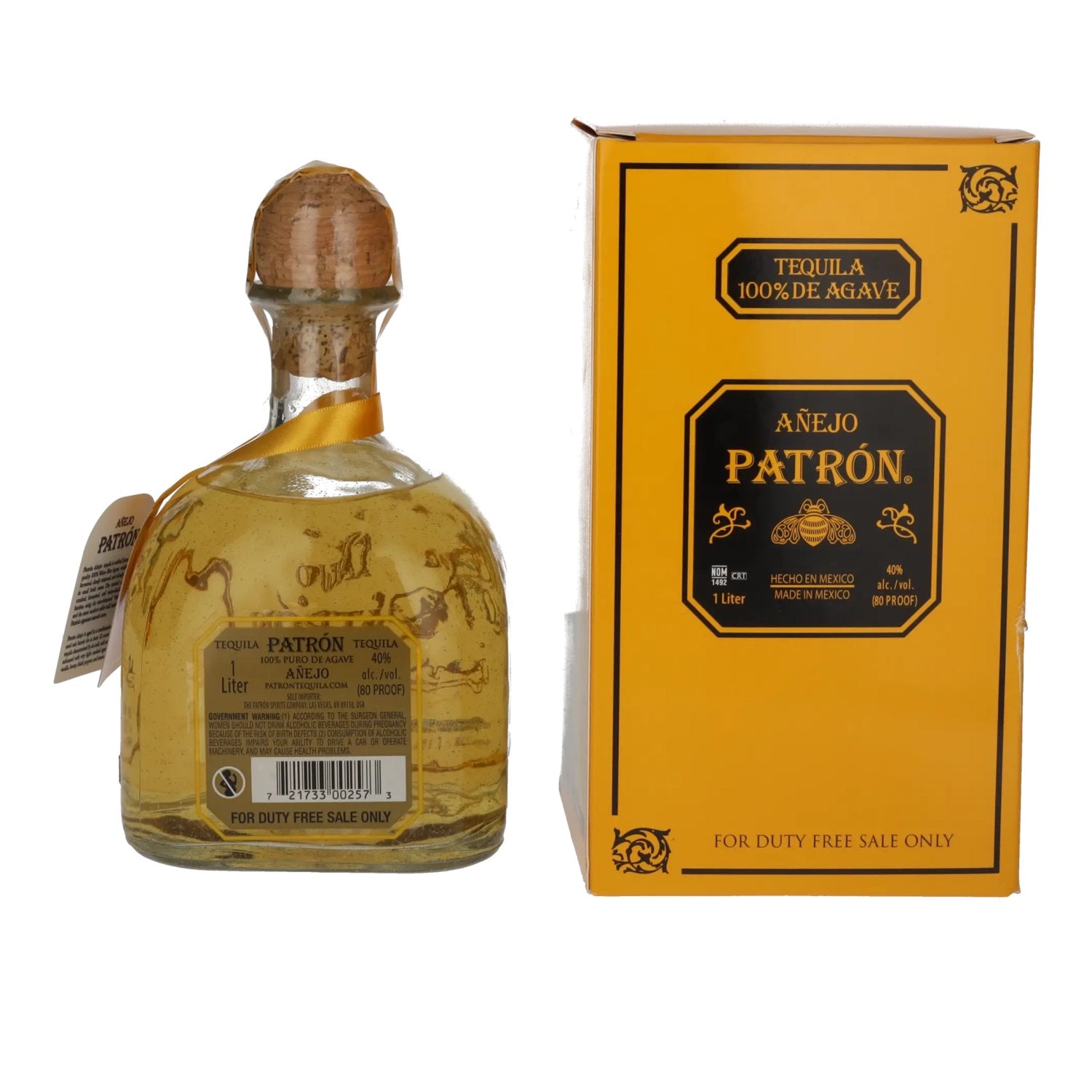 Patrón Tequila Añejo 40% Vol. 1l en boîte cadeau