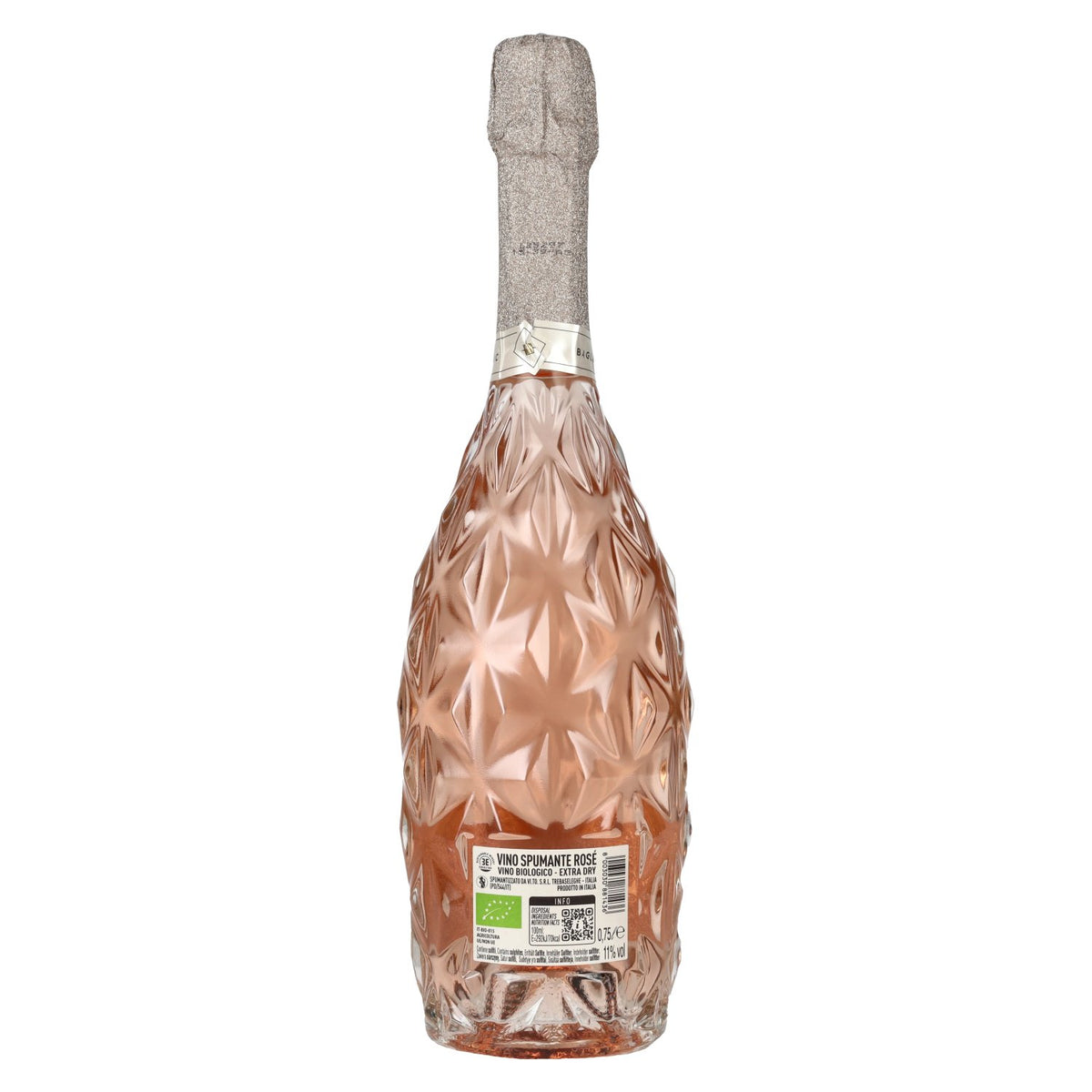 Baglietti Prosecco N°7 Organic Rosé 11% ABV 0.75 l