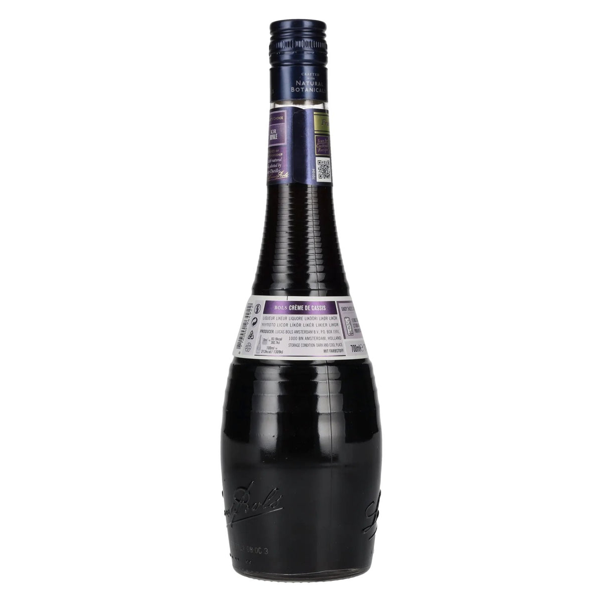 Bols Crème de Cassis Liqueur 17% Vol. 0,7l weißes Label