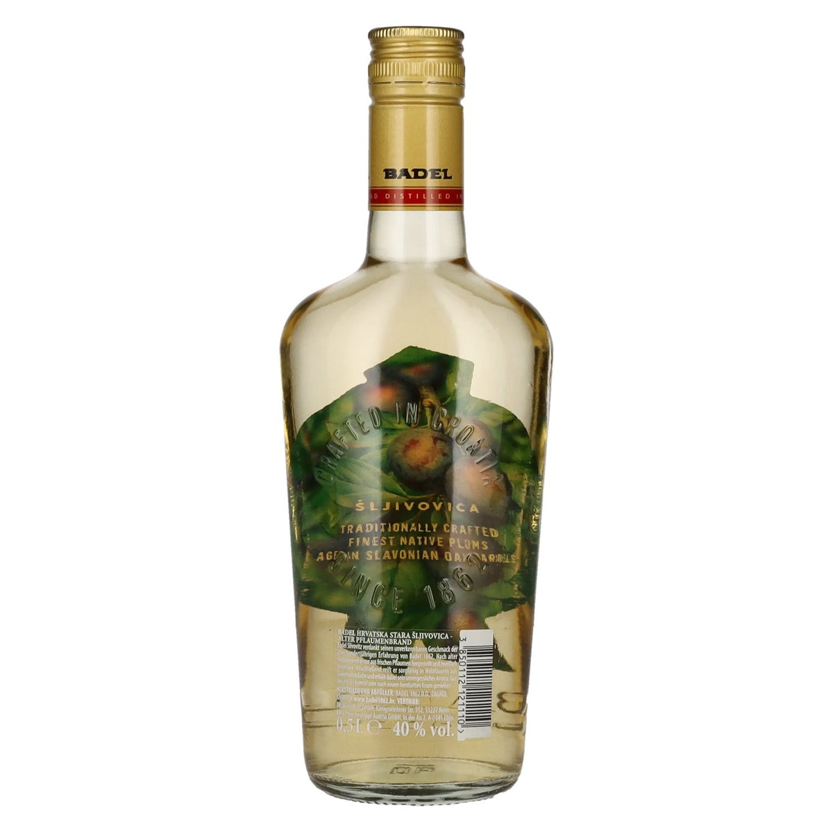 Badel Sljivovica Oude Pruimenbrandewijn 40% Vol. 0,5l