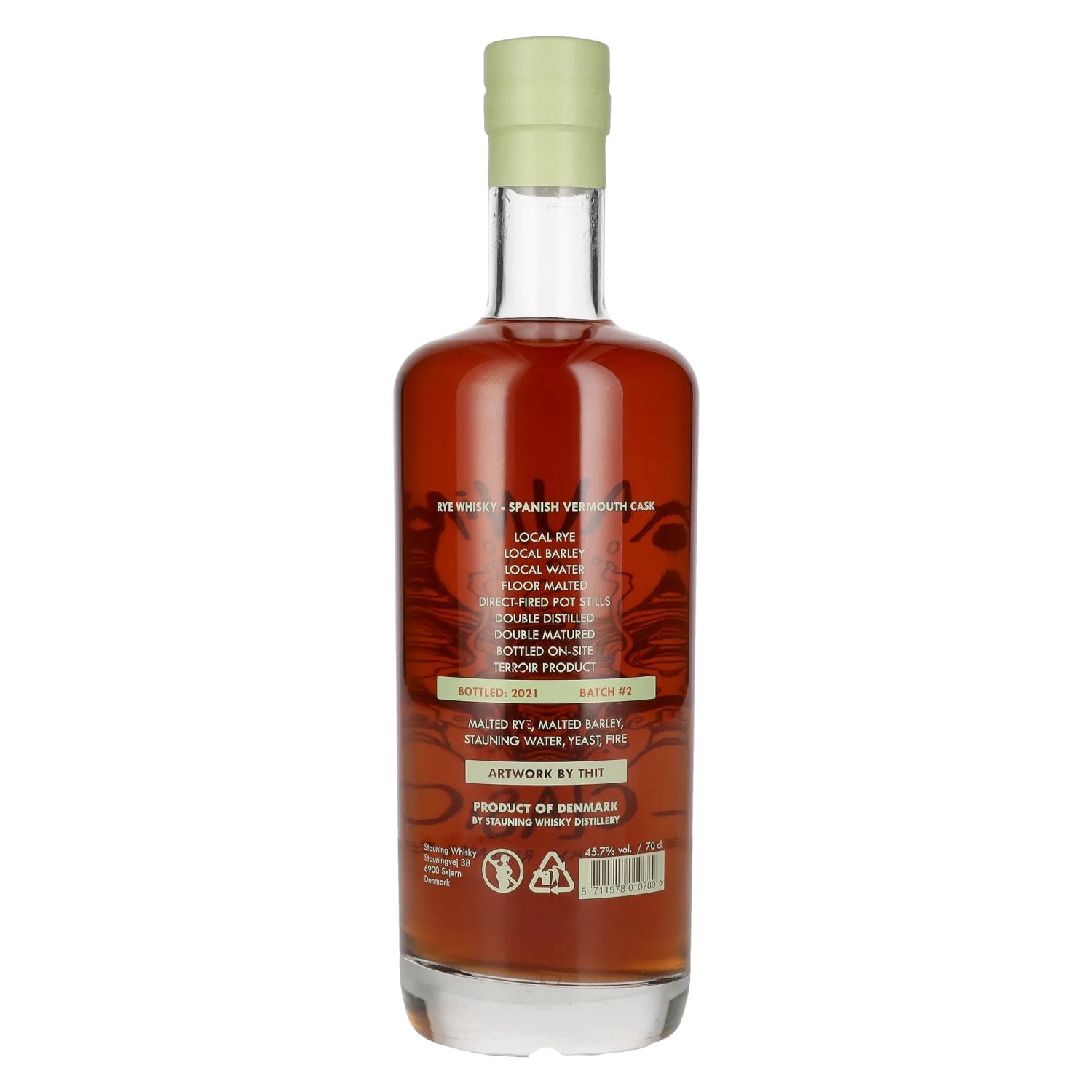 Stauning RYE El Clásico Vermouth Casks Danish Whisky 45,7% vol. 0,7l