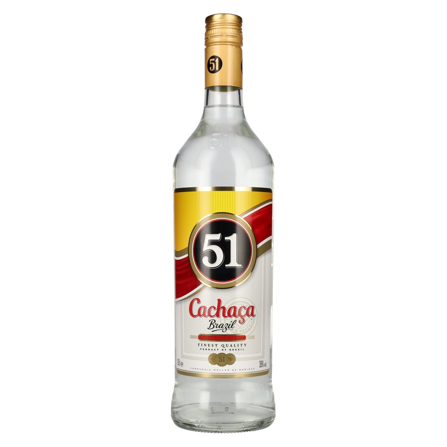 Cachaça 51 Brazil Sugar Cane Spirit 38% Vol. 1l