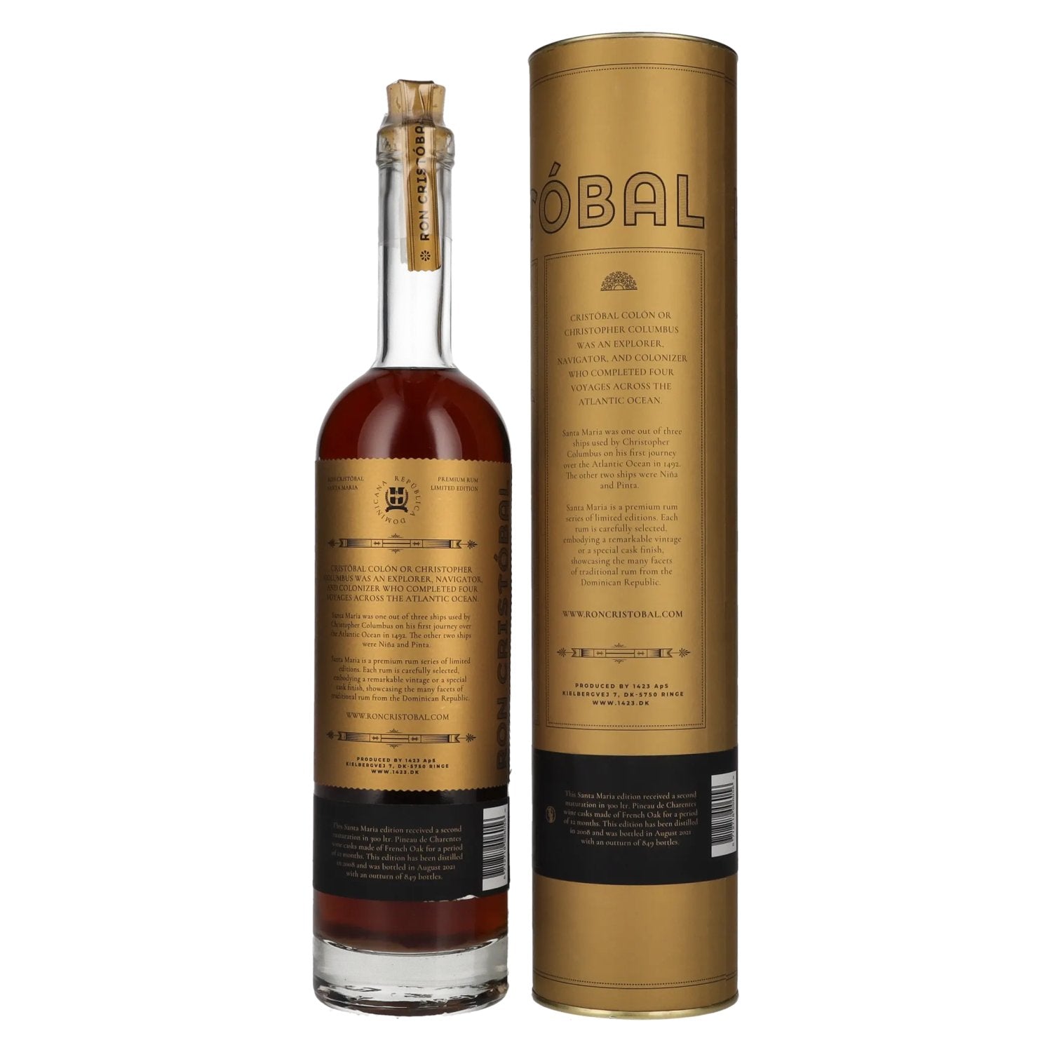 Ron Cristóbal Santa Maria Pineau de Charentes Limited Edition 42% vol. 0,7l en boîte cadeau