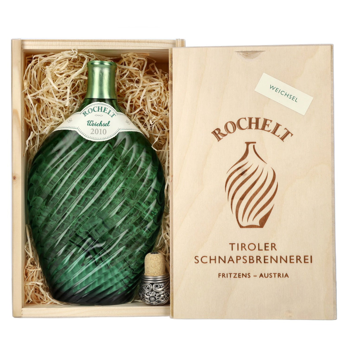 Rochelt Weichsel 2010 50% Vol. 0,7l in Holzkiste