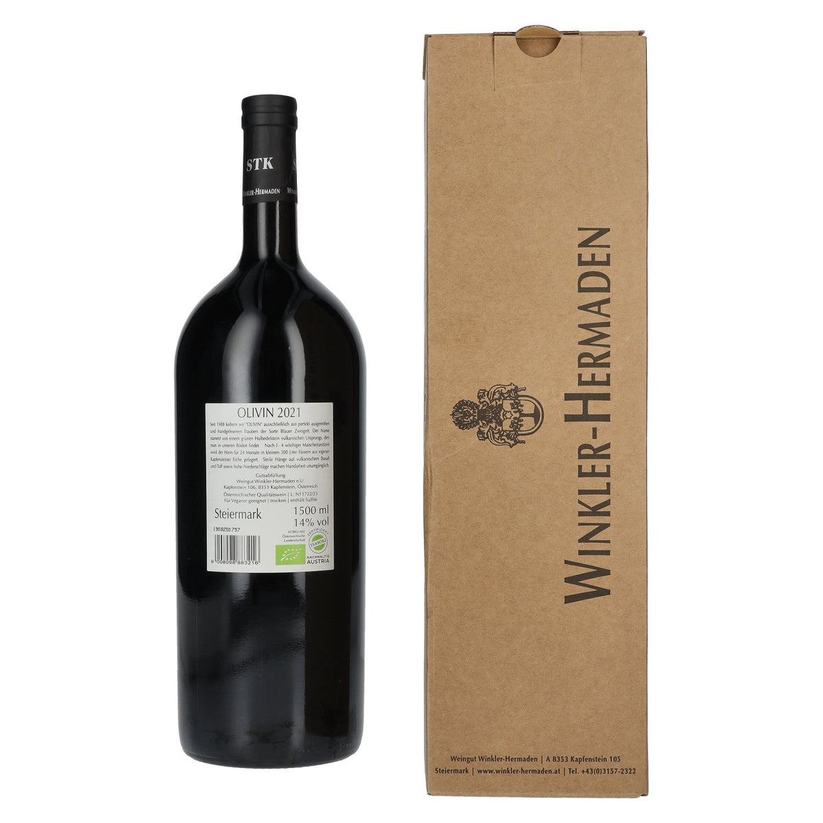 Winkler-Hermaden Olivin 2021 14% vol. 1,5 l in geschenkverpakking