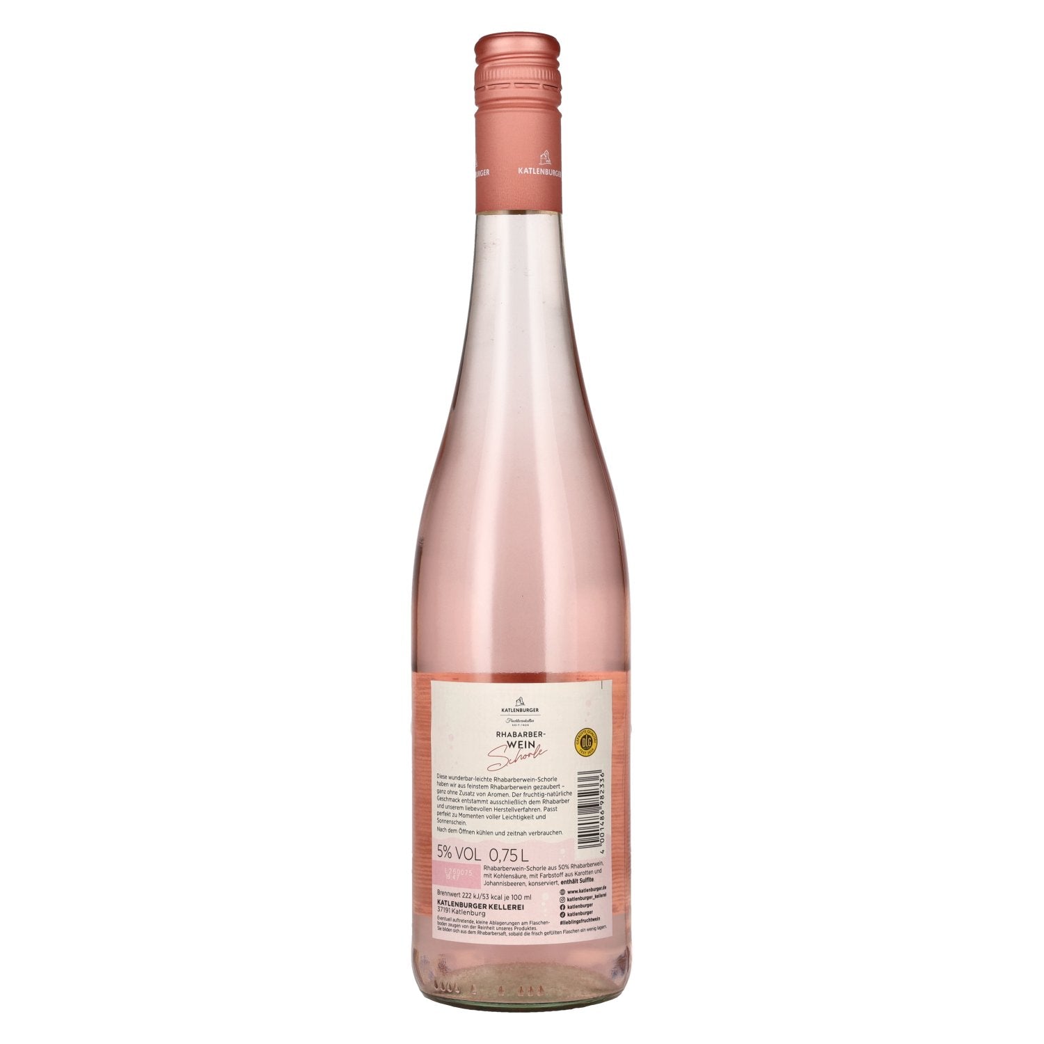 Katlenburger Rhubarb Wine Spritzer 5% Vol. 0.75l