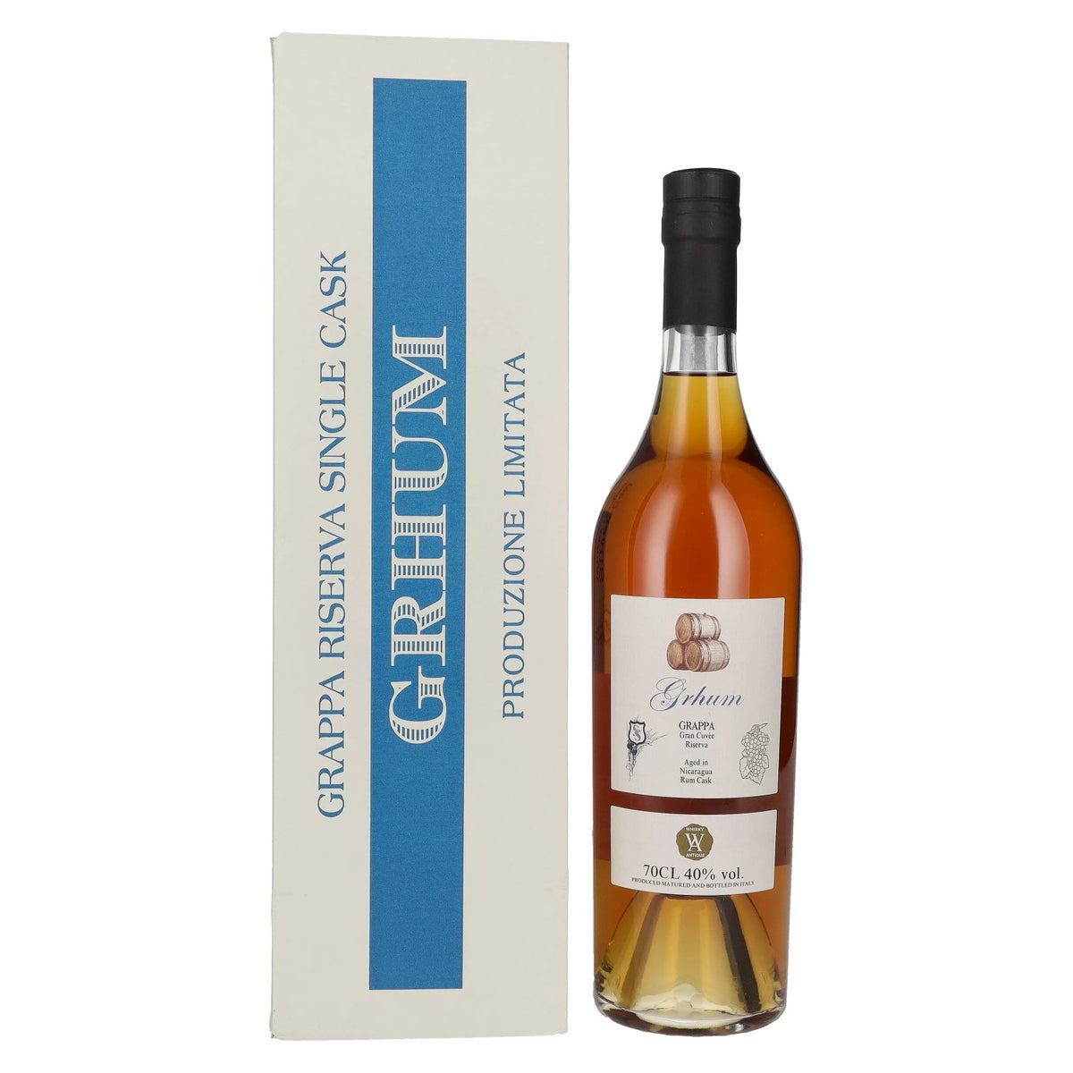 Silver Seal Grappa Riserva Single Nicaragua Rum Cask 2023 40% vol. 0.7 l in a gift box