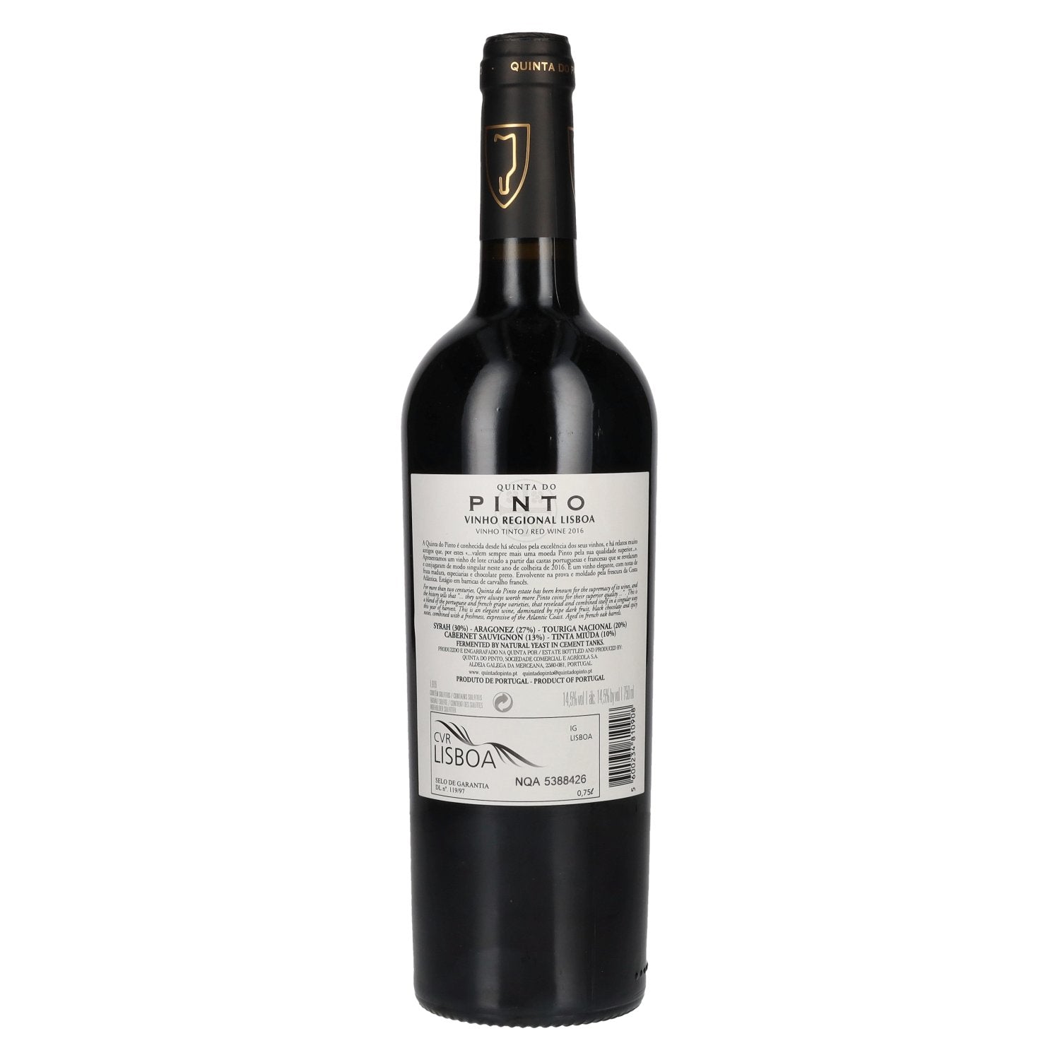 Quinta Do Pinto ESTATE COLLECTION Rouge 2016 14,5% Vol. 0,75l