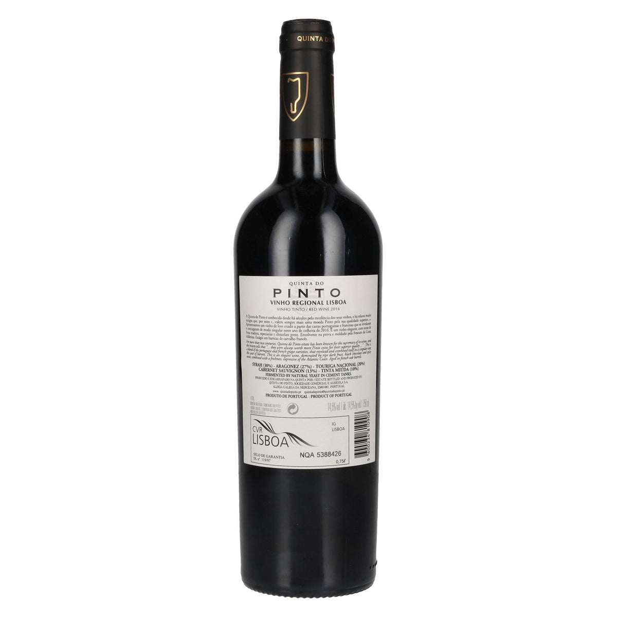 Quinta Do Pinto ESTATE COLLECTION Red 2016 14,5% Vol. 0,75l