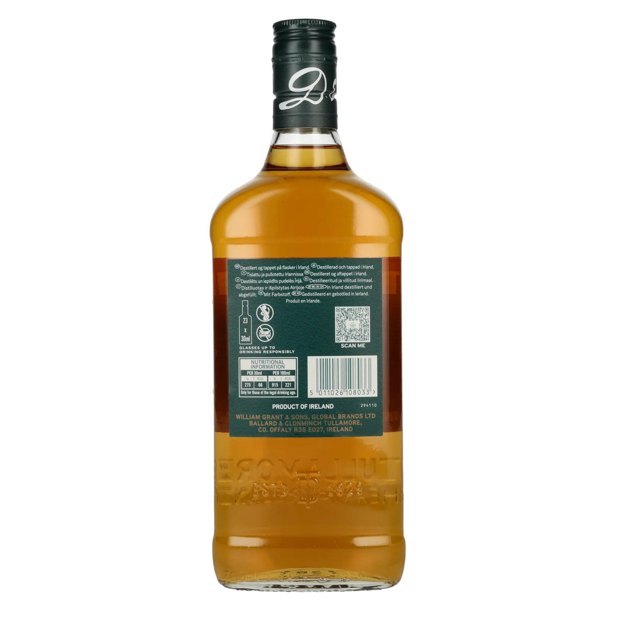 Tullamore D.E.W. Irish Whiskey SQUARE 40 % vol. 0,7 l