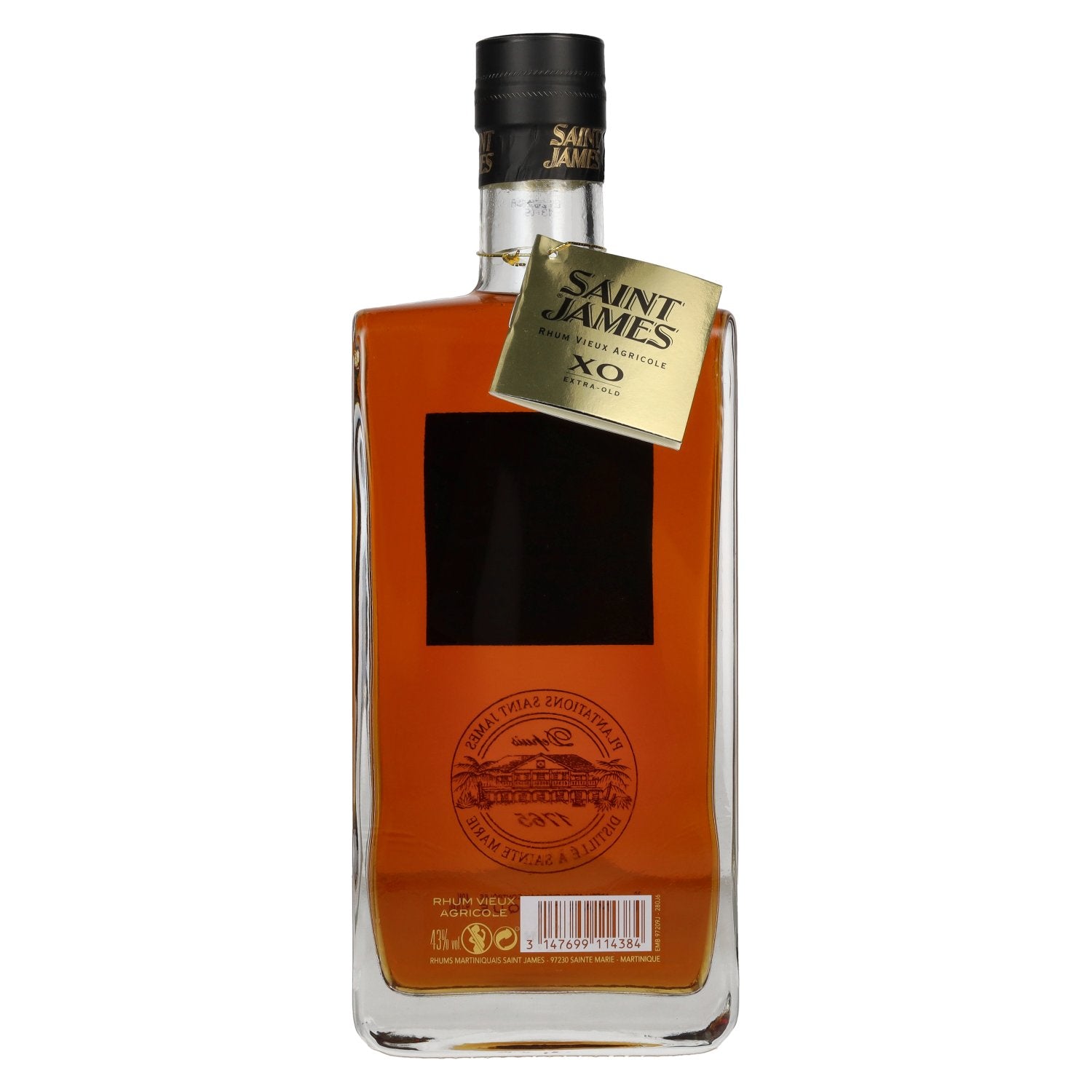 Saint James XO Rhum Vieux Agricole 43% Vol. 0,7l