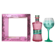 Mintis Gin BLACKCURRANT 41,8 % vol., 0,7 l, dans un coffret cadeau avec un verre