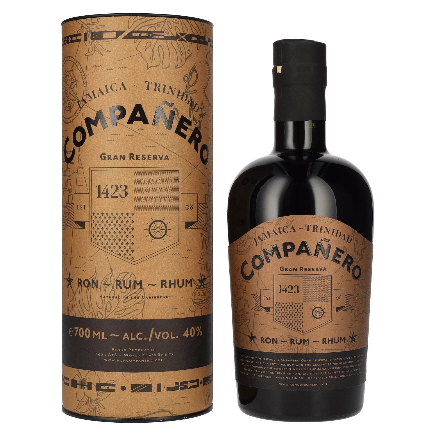 Compañero JAMAICA - Trinidad Gran Reserva Rum 40% Vol. 0,7l in gift box