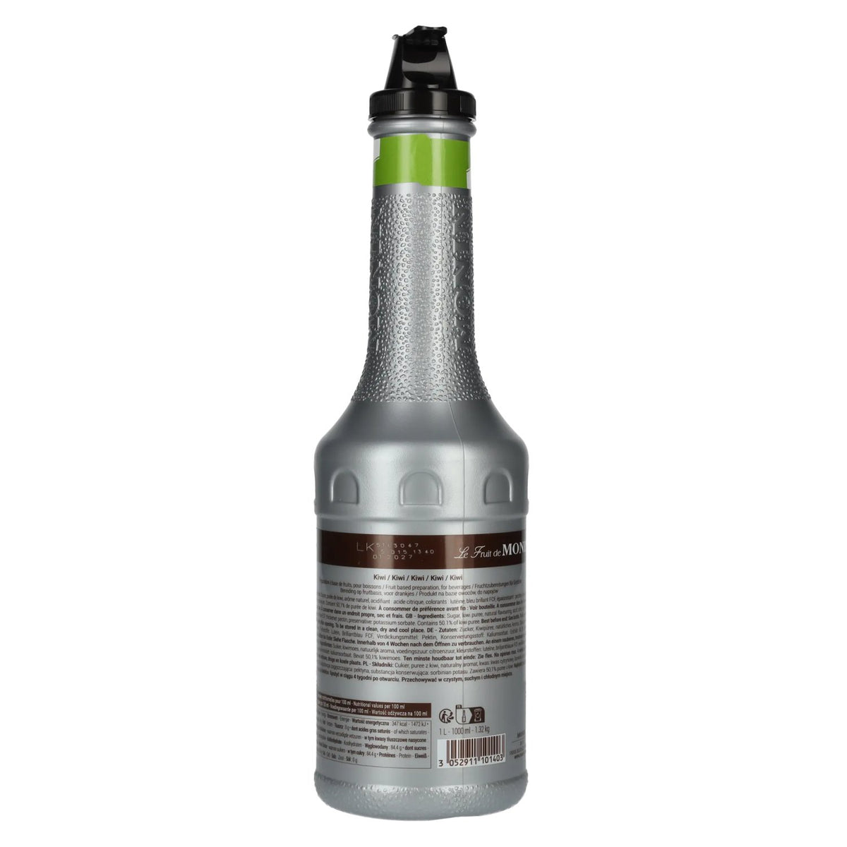 Monin fruitpuree KIWI 1 l PET