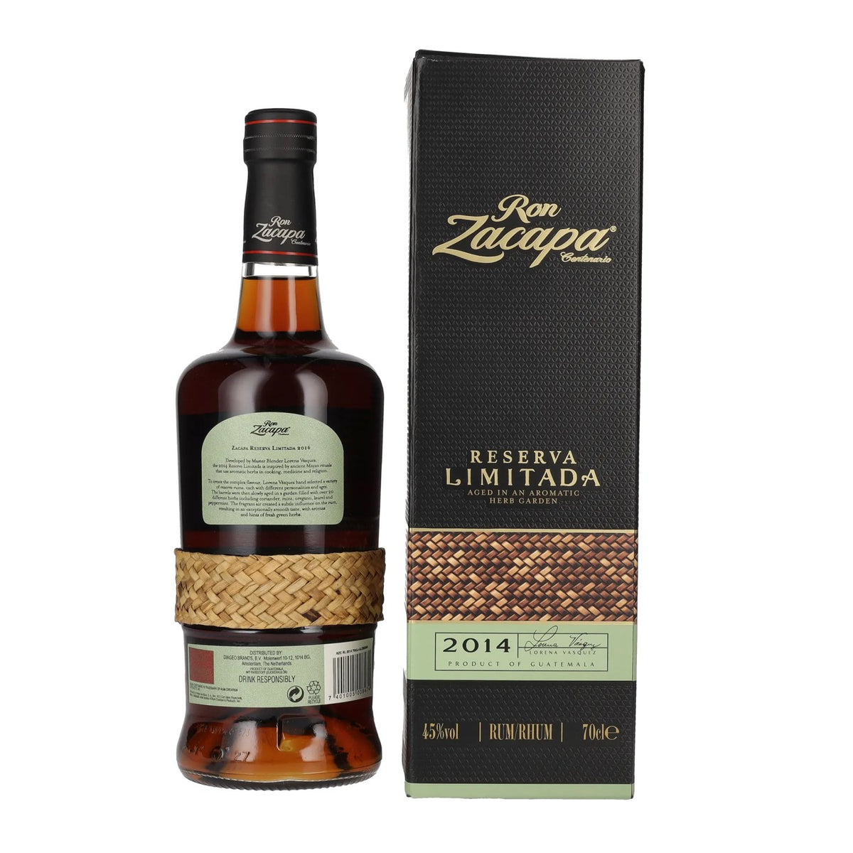 Ron Zacapa Centenario RESERVA LIMITADA 2014 45% vol. 0,7 l in geschenkverpakking