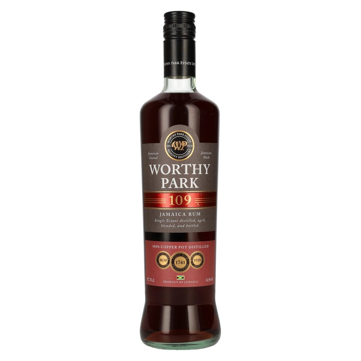 Worthy Park 109 Single Estate Jamaica Rum 54,5% Vol. 0,7l