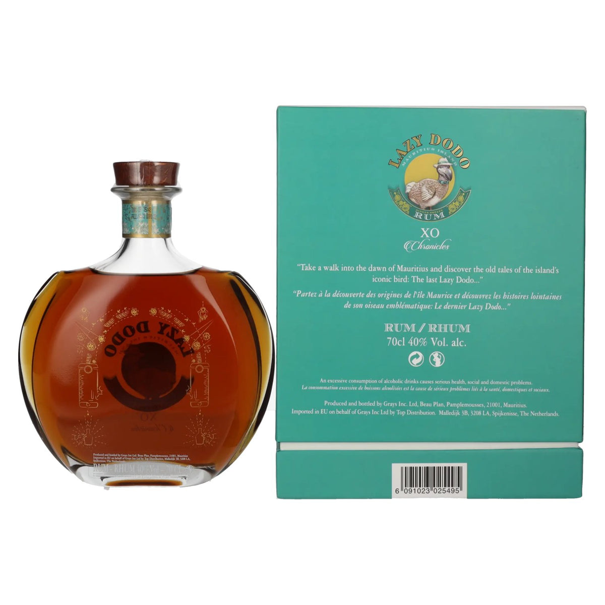 Lazy Dodo XO CHRONICLES RUM 40% Vol. 0,7l in Geschenkbox