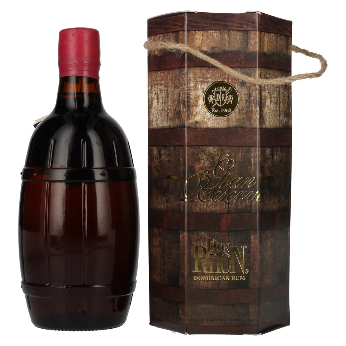 Don Rhon Ron Gran Reserva 37.5% ABV, 0.7 litres, in a gift box