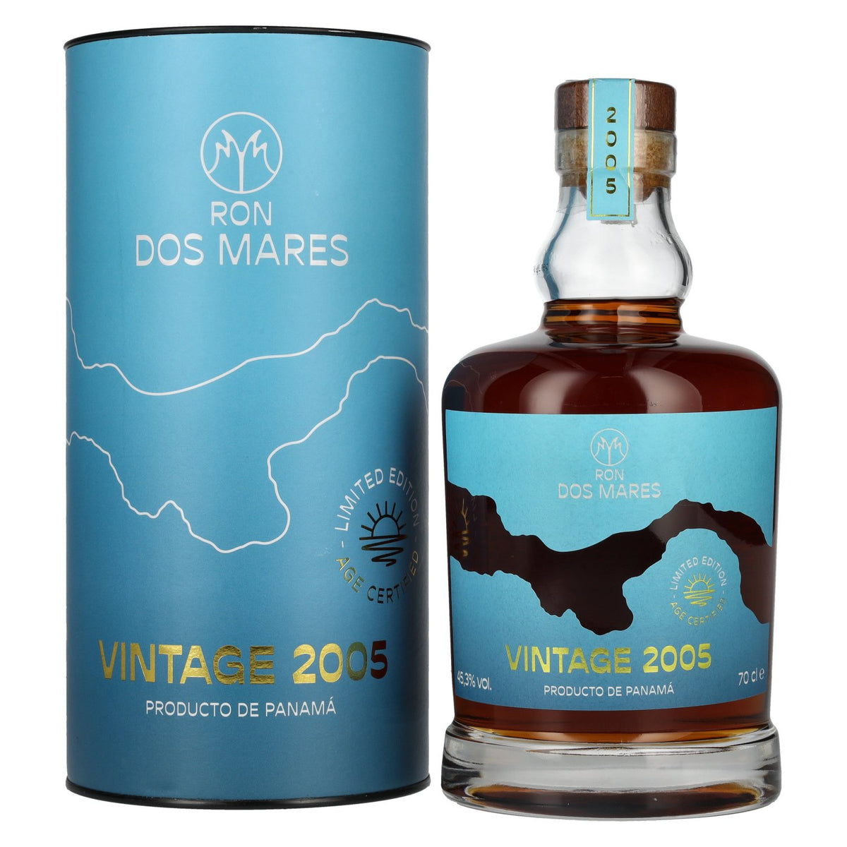 Ron Dos Mares Limited Edition Vintage 2005 45,3% Vol. 0,7l in Geschenkbox
