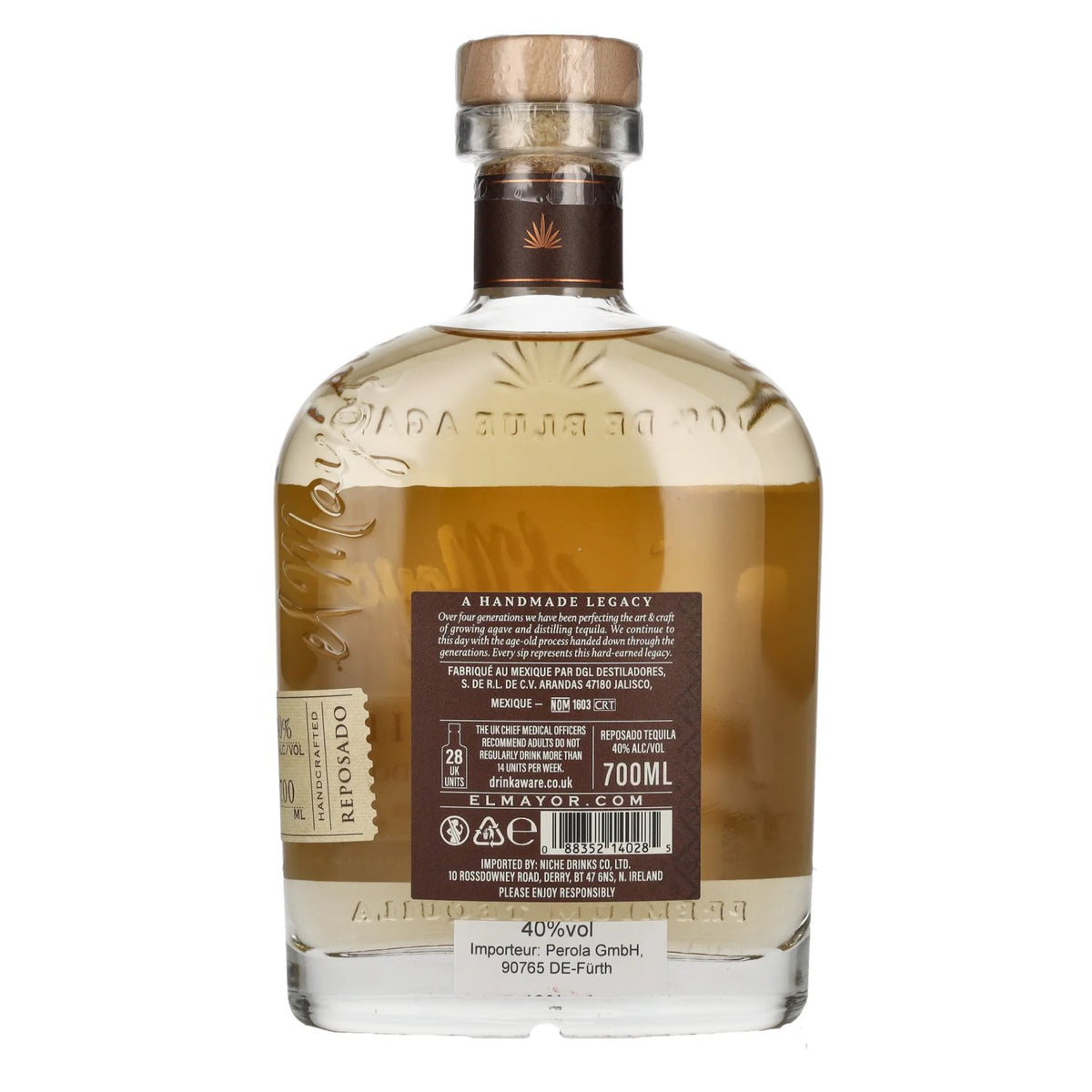 El Mayor Reposado Tequila 100% agave 40% vol. 0,7 l