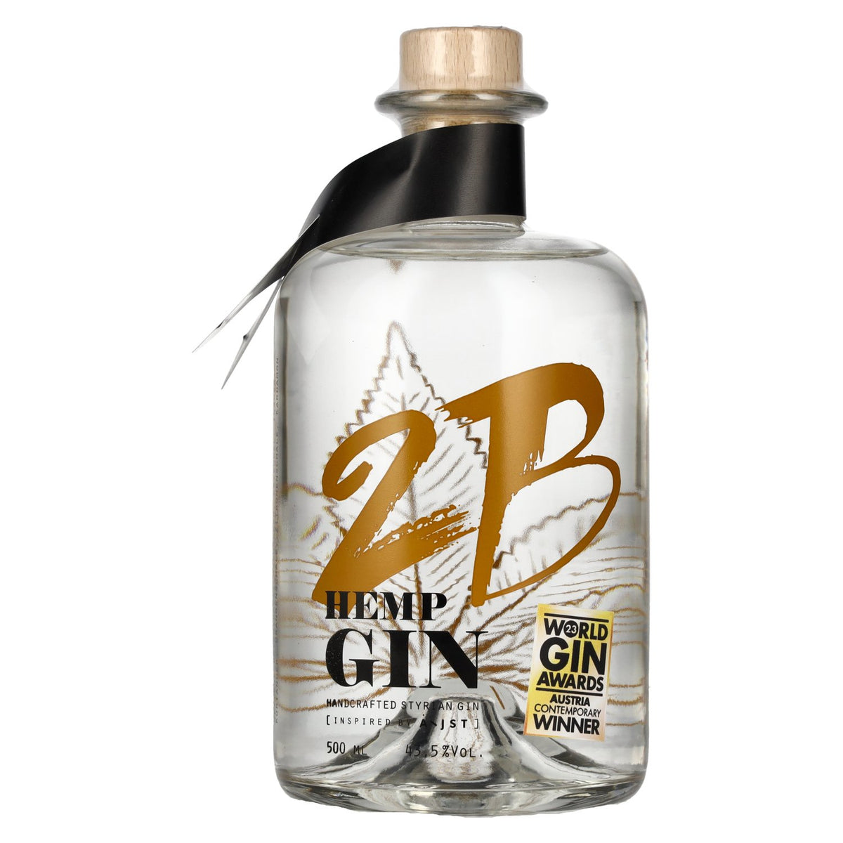 2B Hemp Styrian Gin 43,5% vol. 0,5l