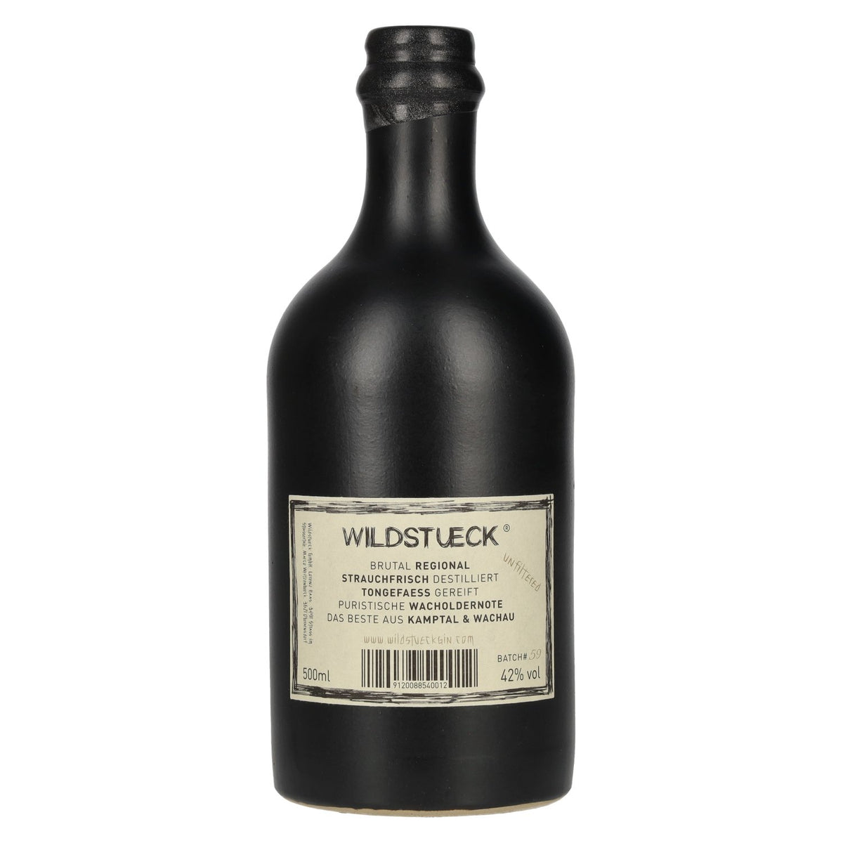 Wildstueck Danube Dry Gin Unfiltered 42% Vol. 0,5l