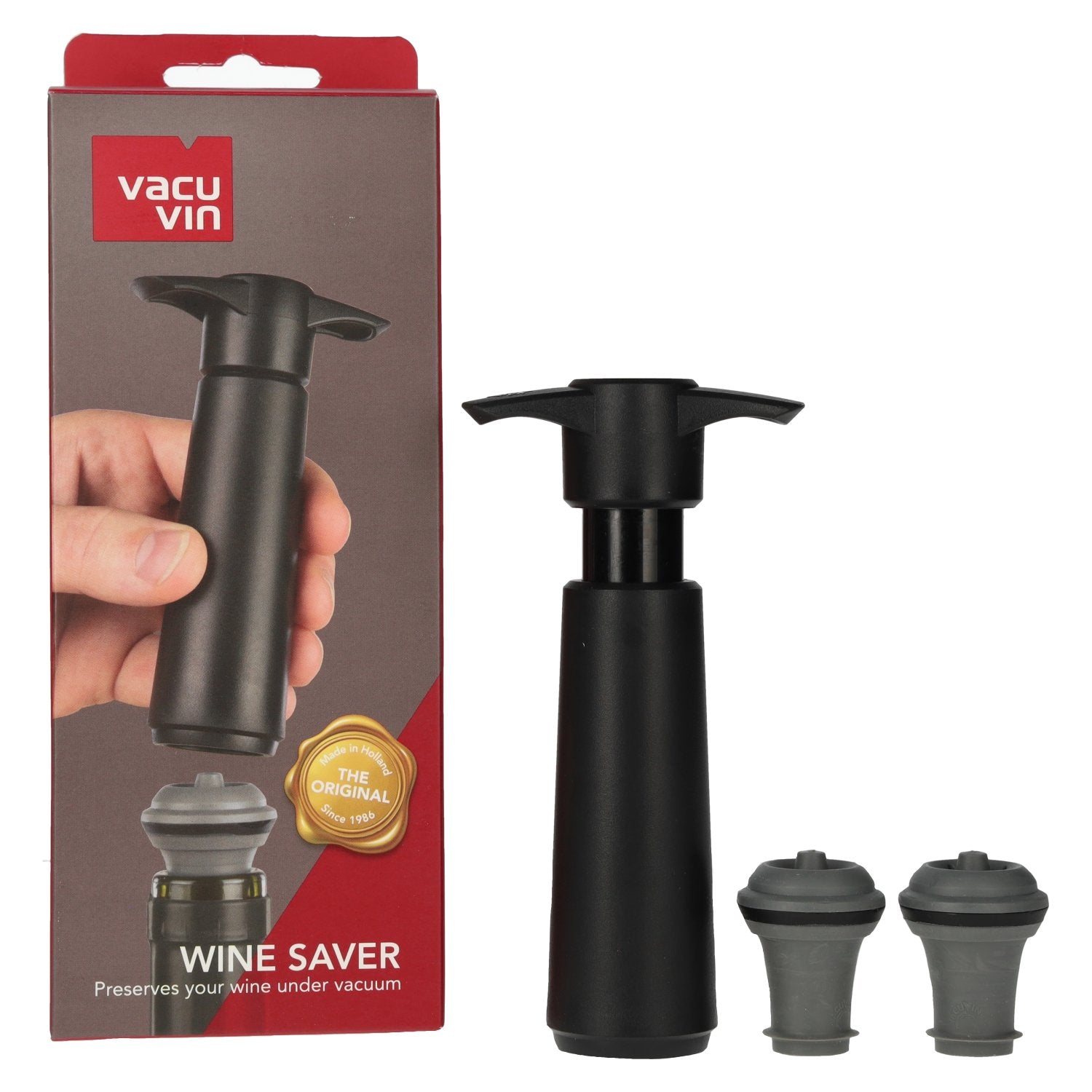 Pompe à vide Vacu Vin avec bouchon à vin