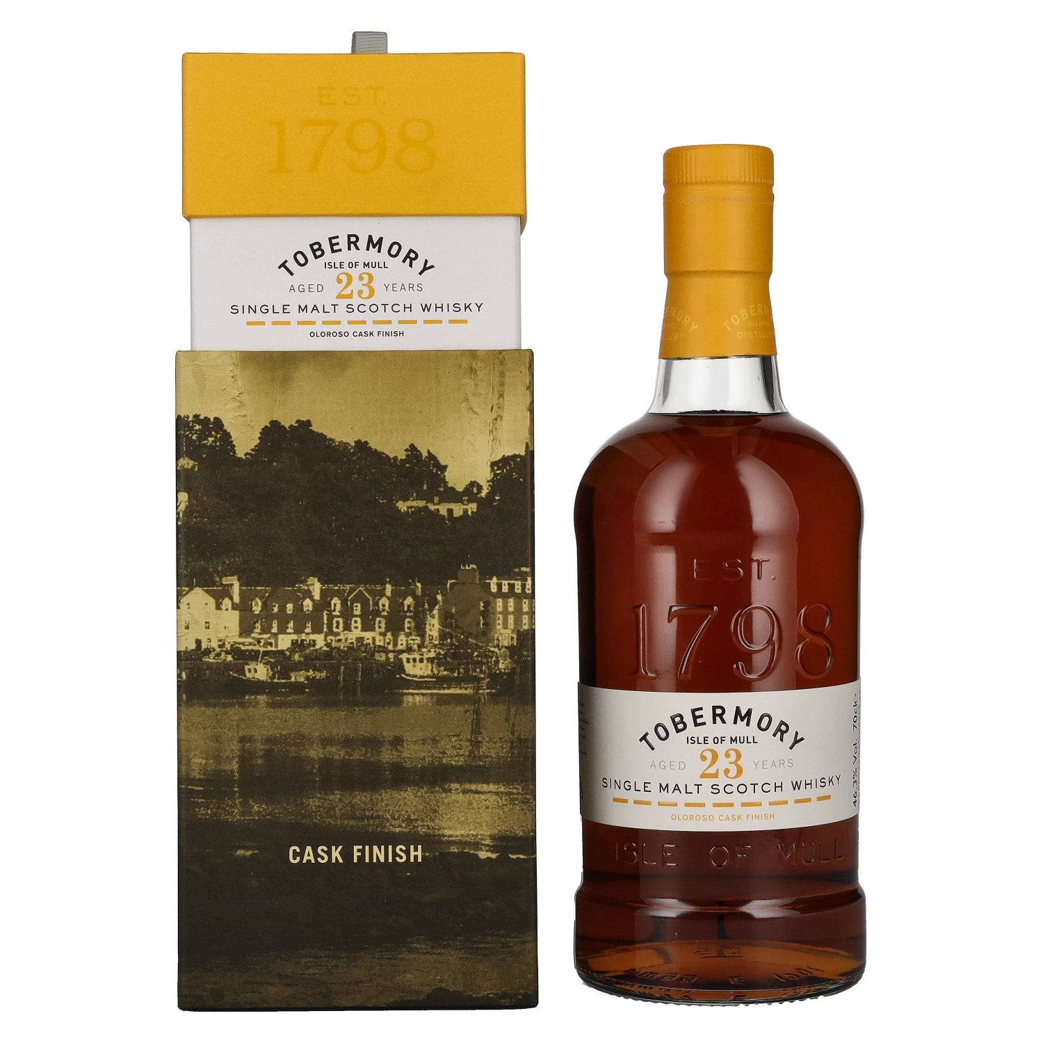 Tobermory 23 Years Old OLOROSO CASK Finish 46,3% vol. 0,7 l in geschenkverpakking