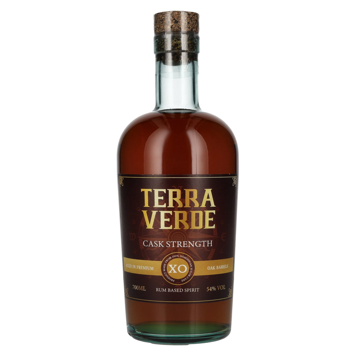 Terra Verde XO, spiritueux à base de rhum brut de fût, 54 % vol., 0,7 l