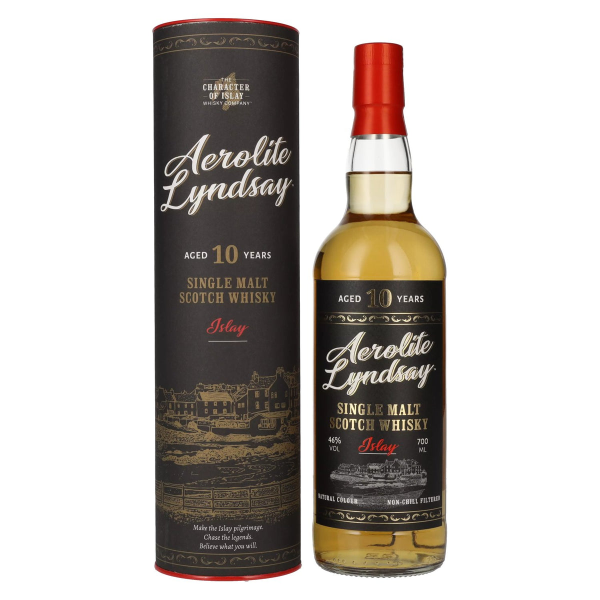 Aerolite Lyndsay 10 Years Old Islay Single Malt Scotch Whisky 46% Vol. 0,7l en coffret cadeau