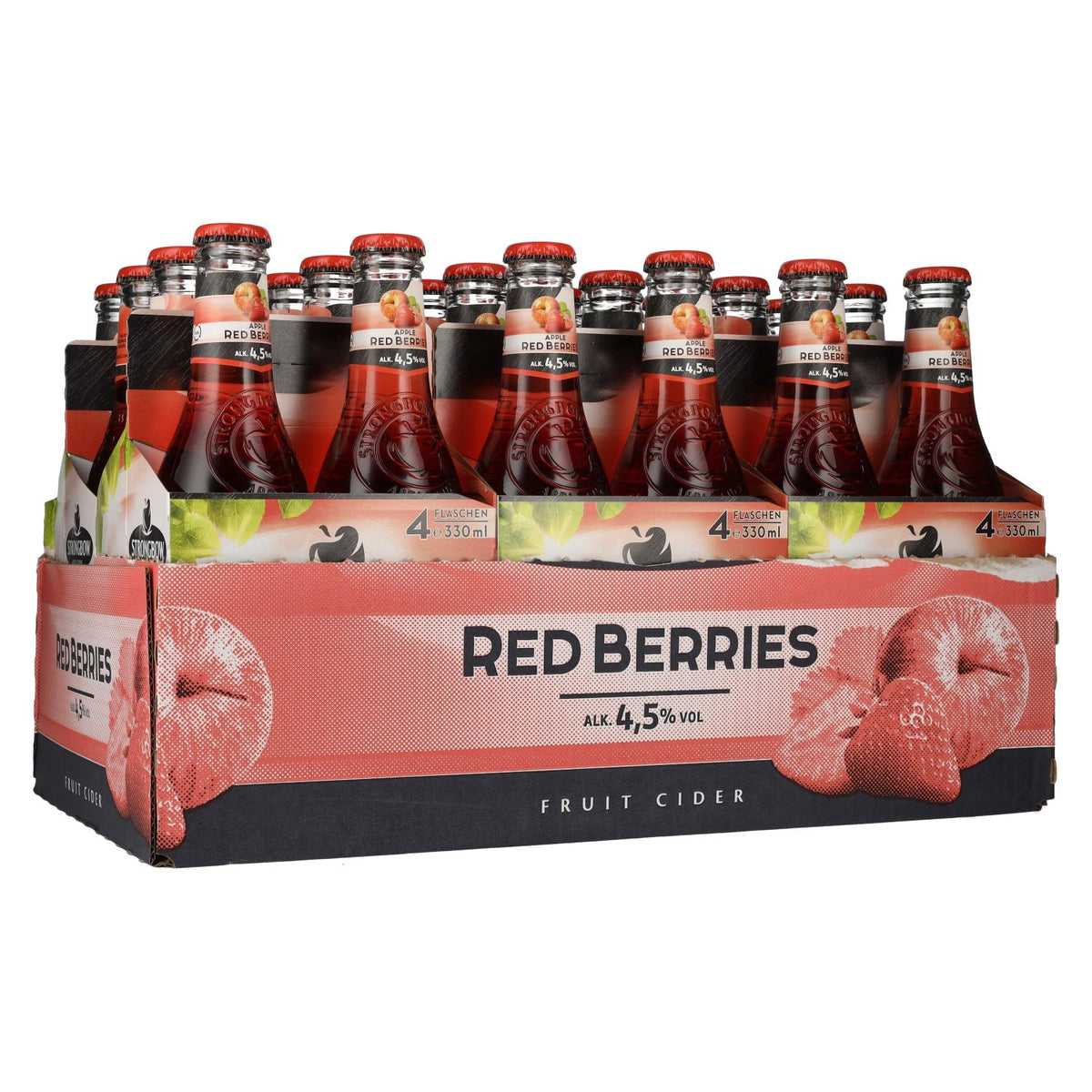 Strongbow Cider Red Berries 4.5% ABV 6x4x0.33l
