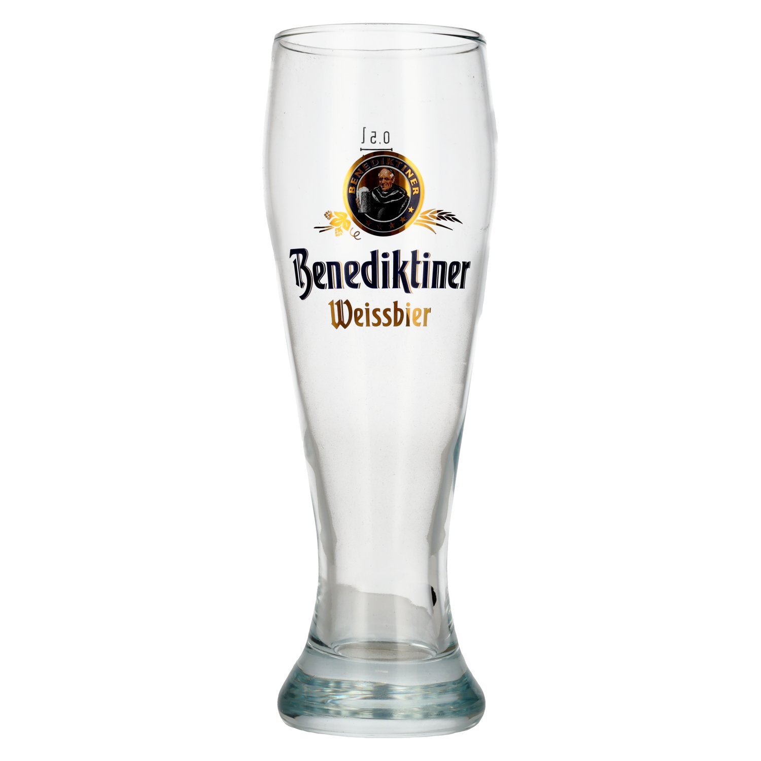 Benediktiner wheat beer glass 0.5l