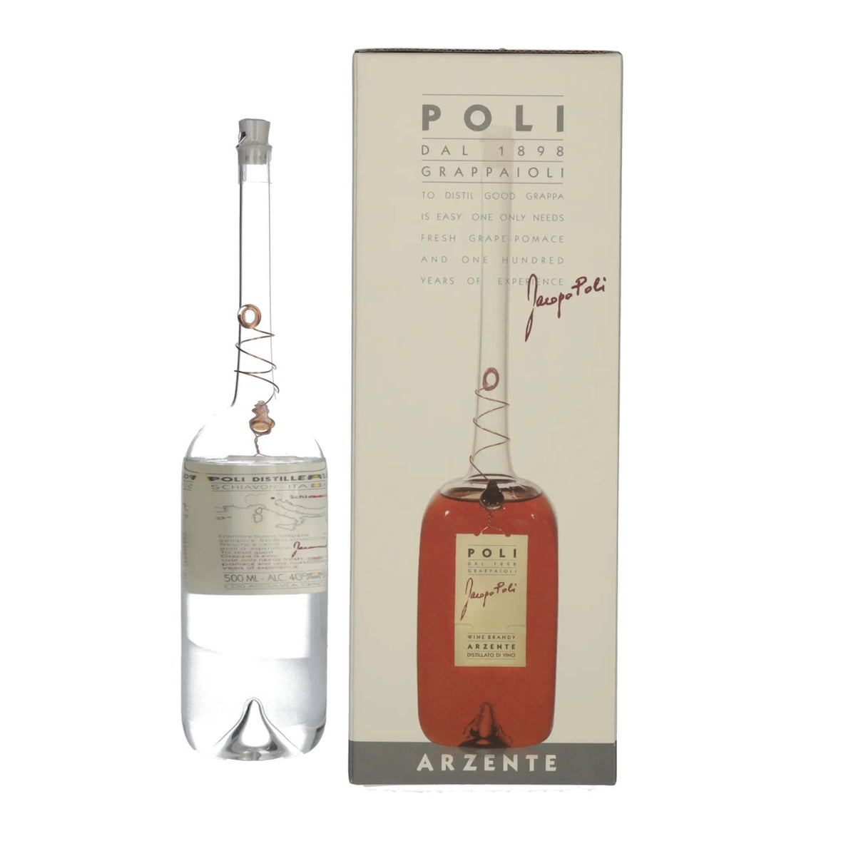 Poli Grappa Amorosa di Dicembre Torcolato 40% ABV, 0.5 litres, in a gift box