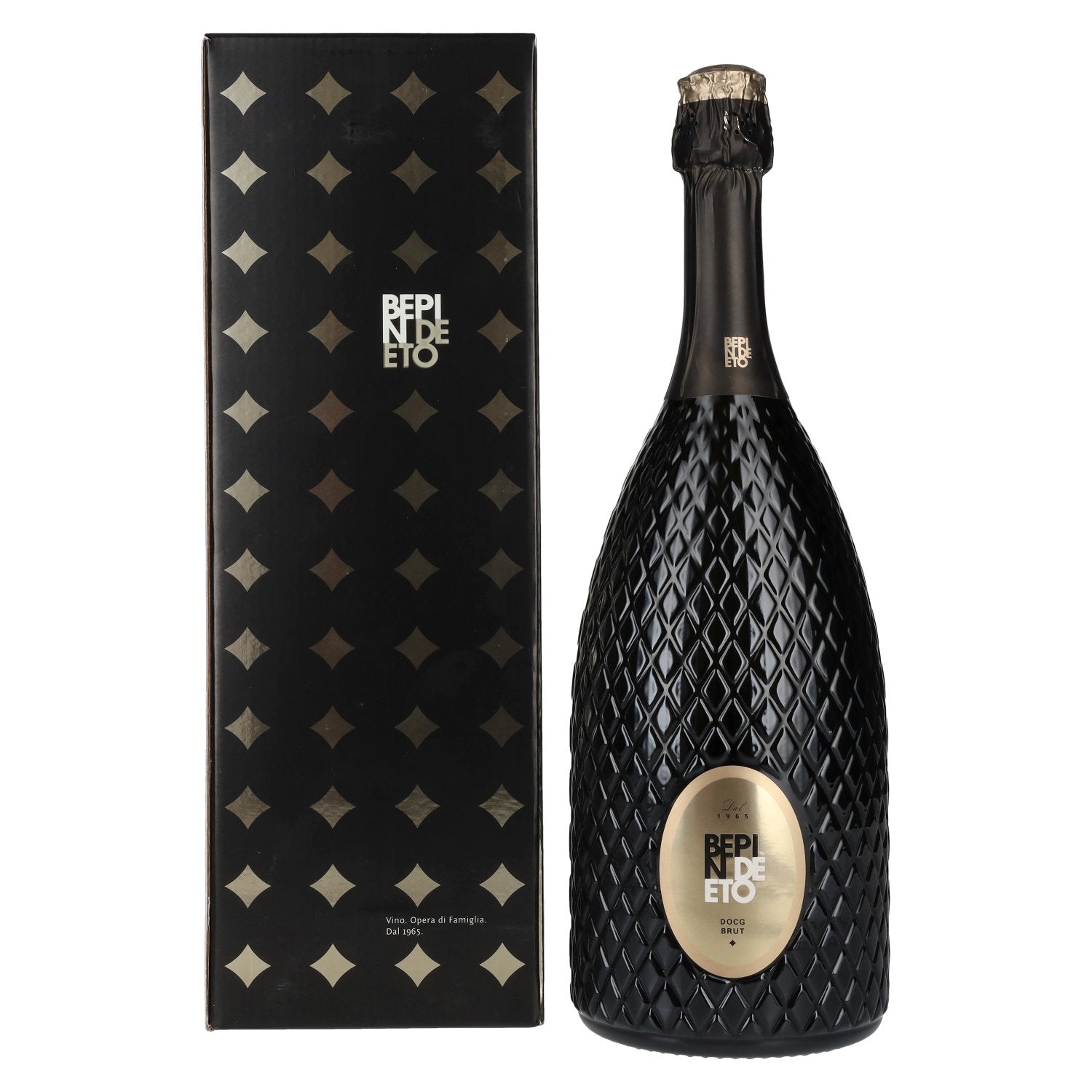 Bepin De Eto Prosecco Superiore Brut Millesimato DOCG 2025 11,5% Vol. 1,5l in geschenkverpakking