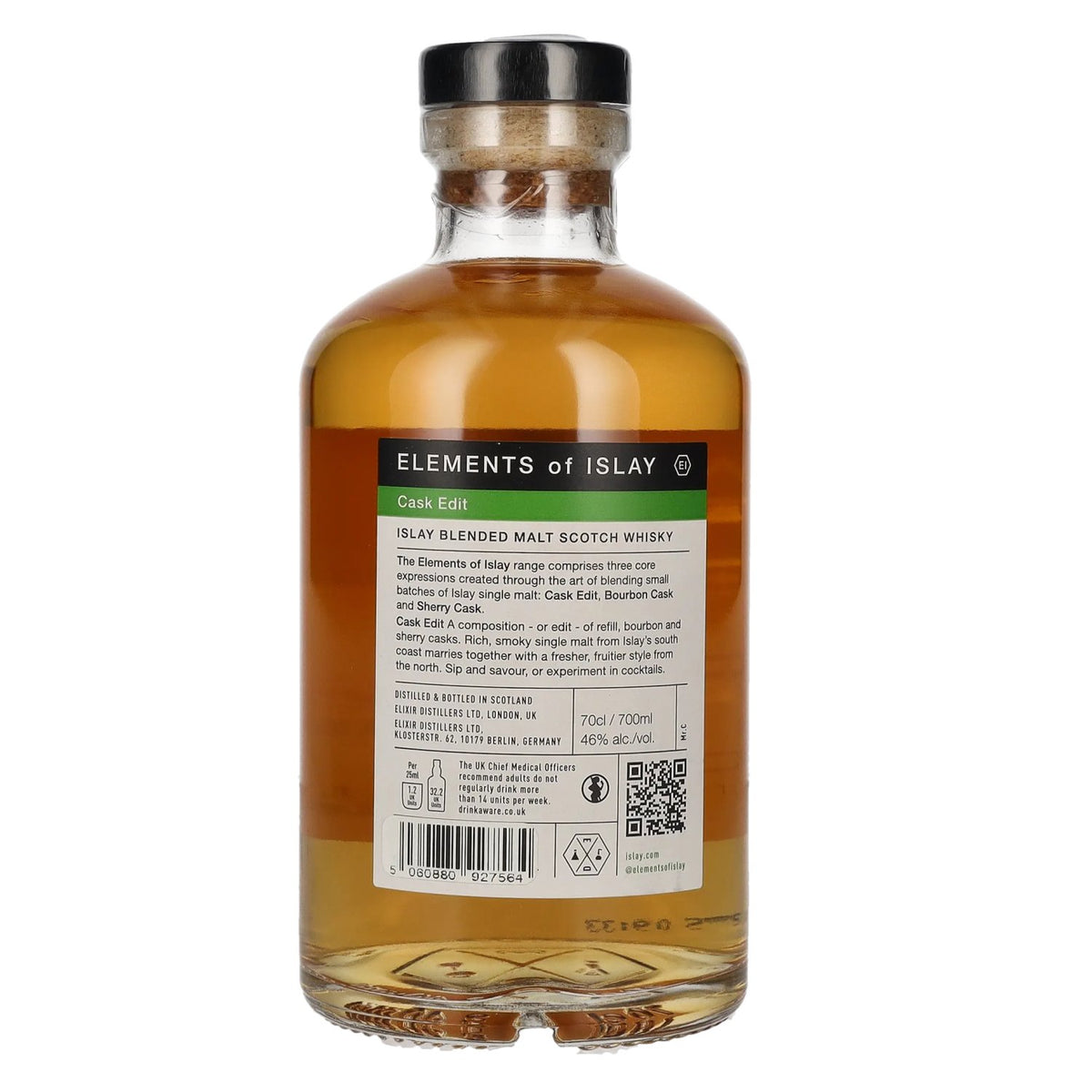 Elements of Islay Cask Edit I LOVE PAPA Islay Blended Malt 46% vol. 0.7l