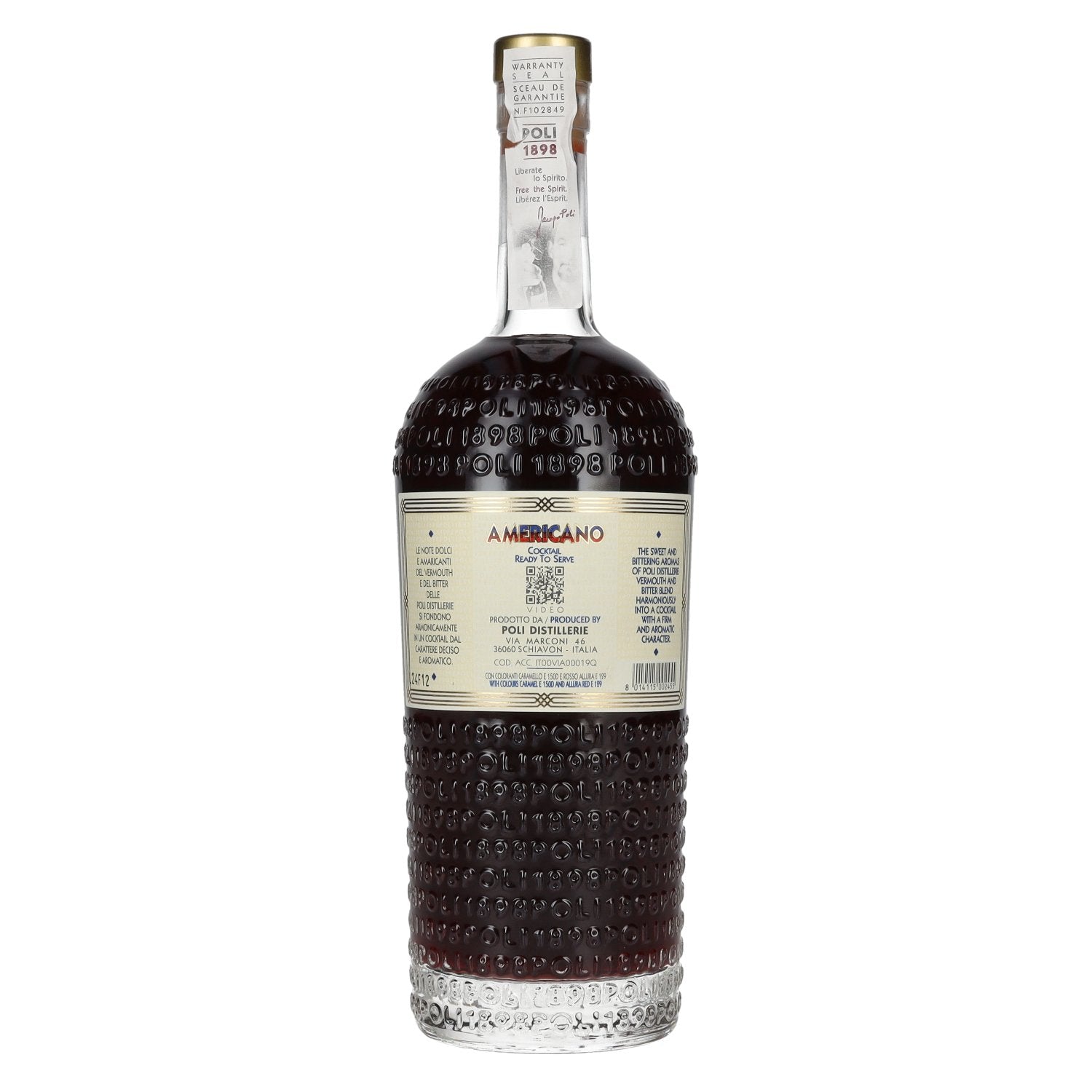 Cocktail Poli Americano con Super Taurus 20% vol. 0,7l